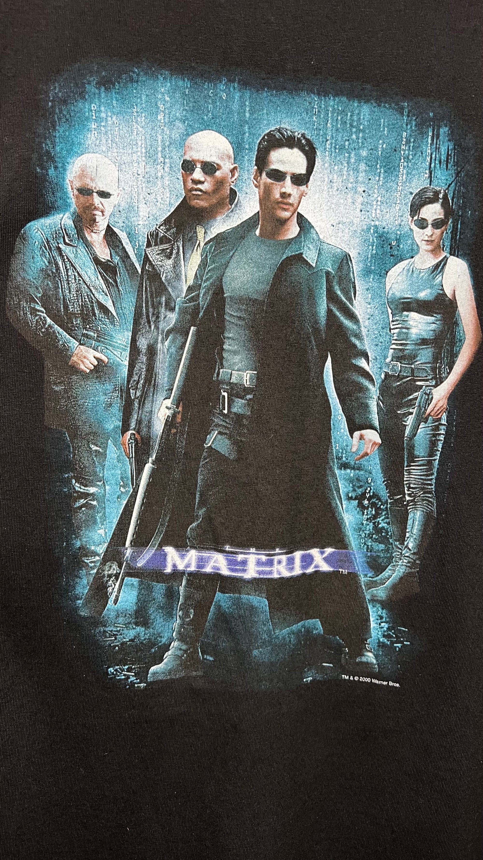 THE MATRIX POSTER PRINT MOVIE TEE | KEANU REEVES
