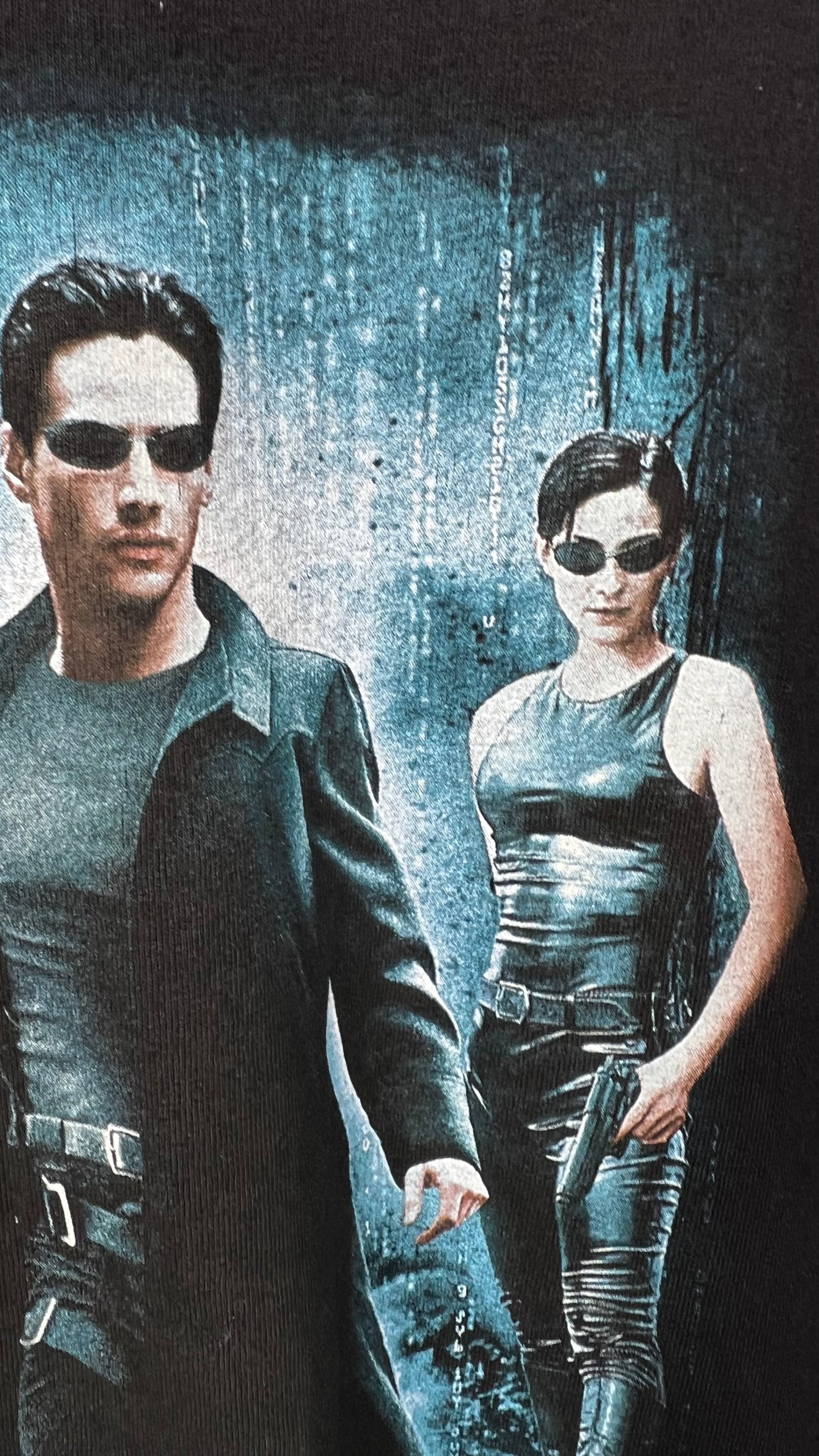THE MATRIX POSTER PRINT MOVIE TEE | KEANU REEVES