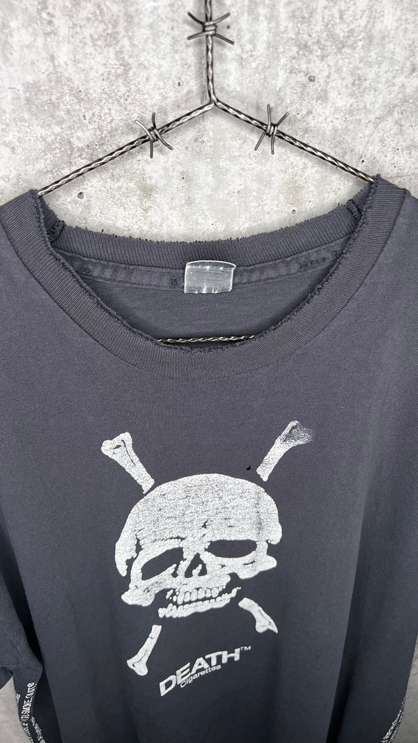 DEATH CIGARETTES TEE | ‘TOO BAD YOU’RE GONNA DIE’ | SKULL & CROSSBONES