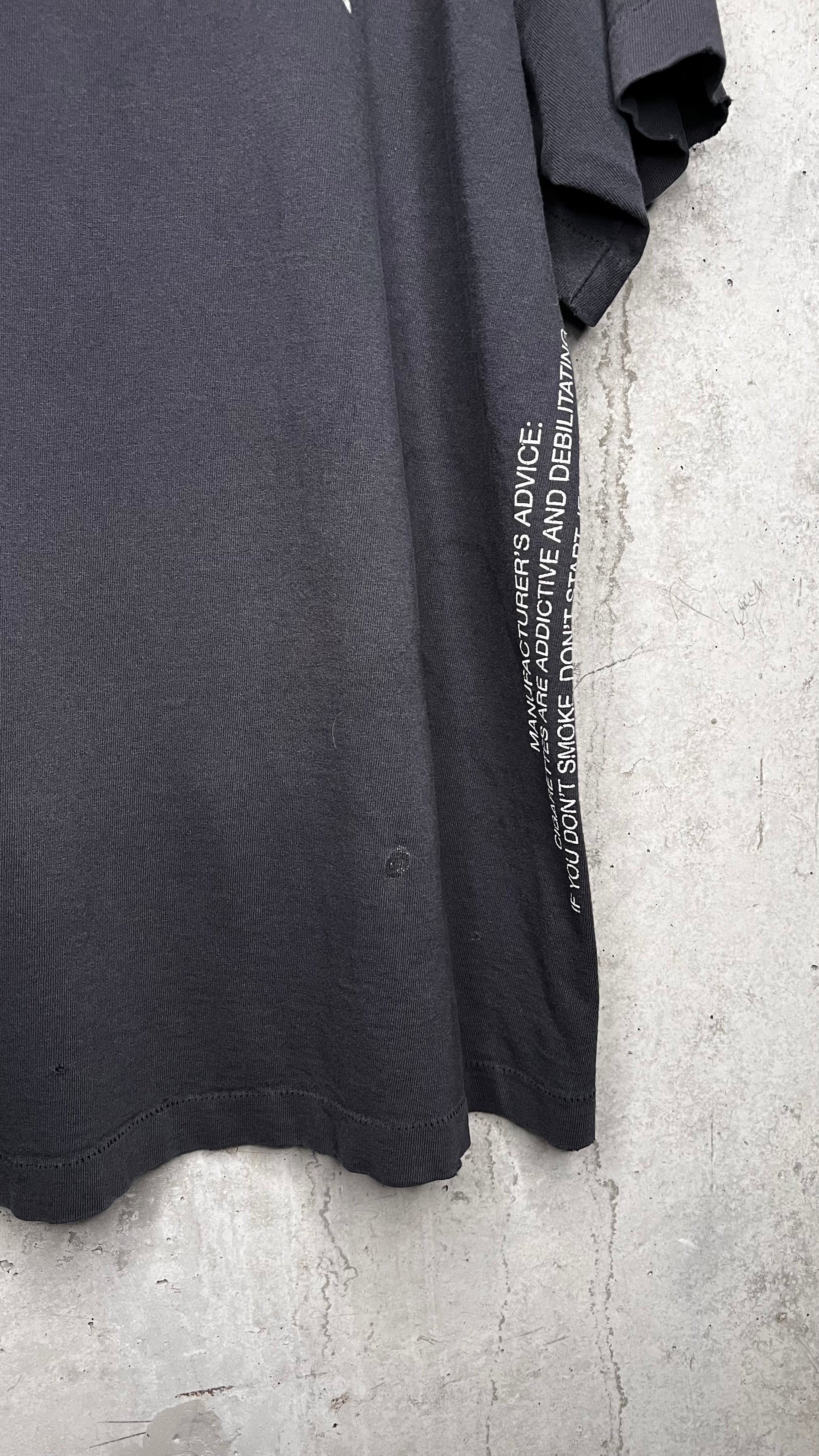 DEATH CIGARETTES TEE | ‘TOO BAD YOU’RE GONNA DIE’ | SKULL & CROSSBONES