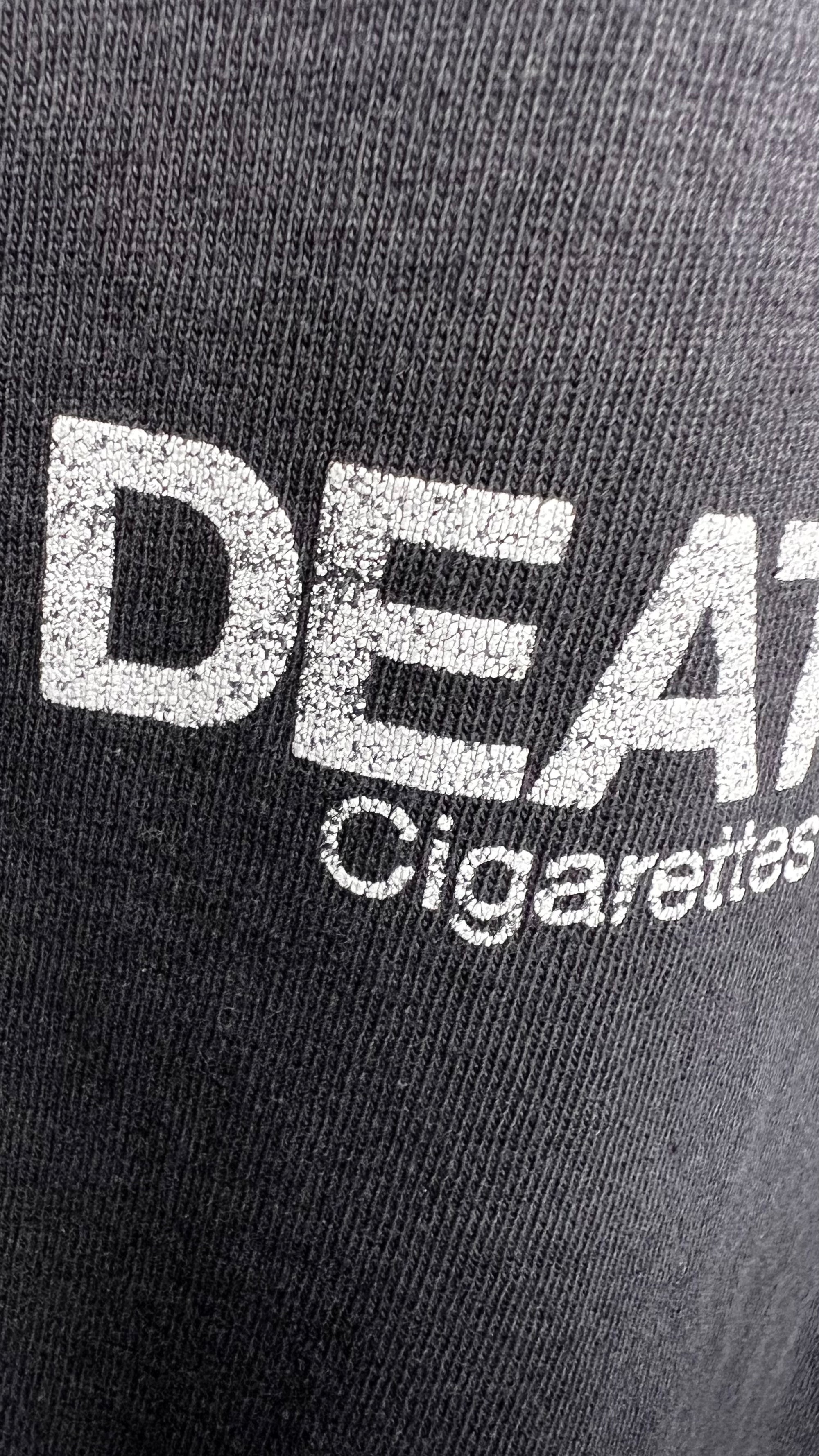 DEATH CIGARETTES TEE | ‘TOO BAD YOU’RE GONNA DIE’ | SKULL & CROSSBONES
