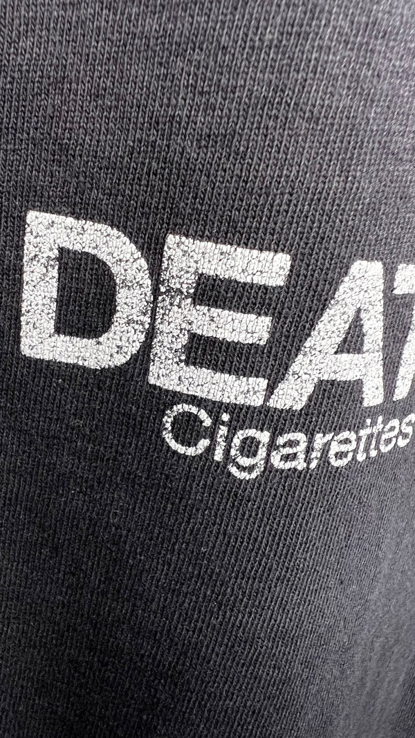 DEATH CIGARETTES TEE | ‘TOO BAD YOU’RE GONNA DIE’ | SKULL & CROSSBONES