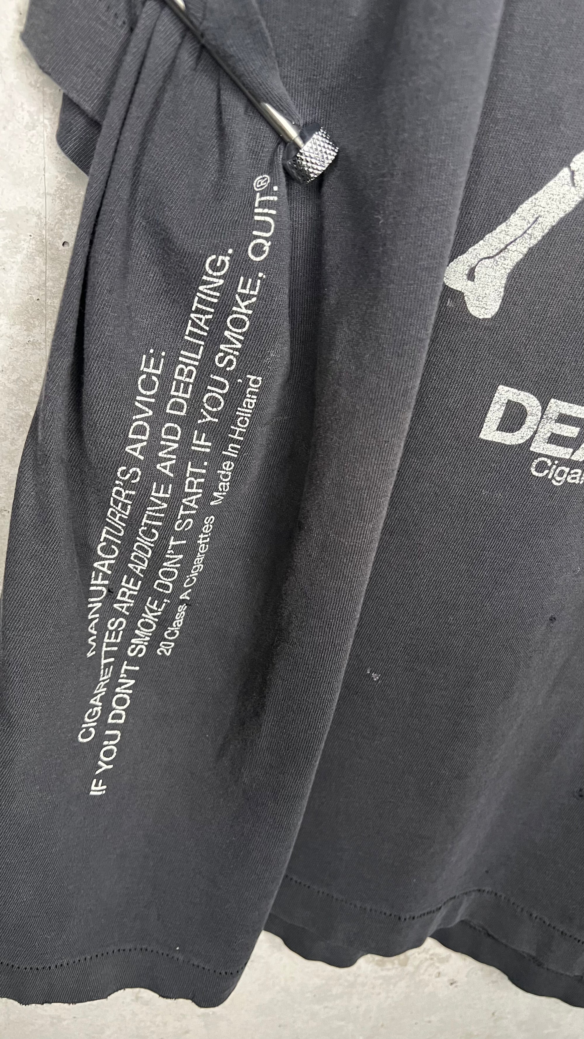 DEATH CIGARETTES TEE | ‘TOO BAD YOU’RE GONNA DIE’ | SKULL & CROSSBONES