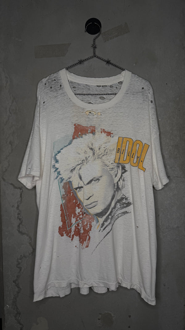 BILLY IDOL WHIPLASH SMILE THRASHED TEE