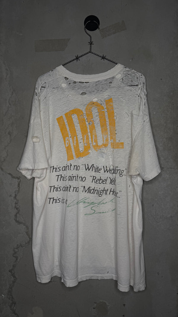 BILLY IDOL WHIPLASH SMILE THRASHED TEE