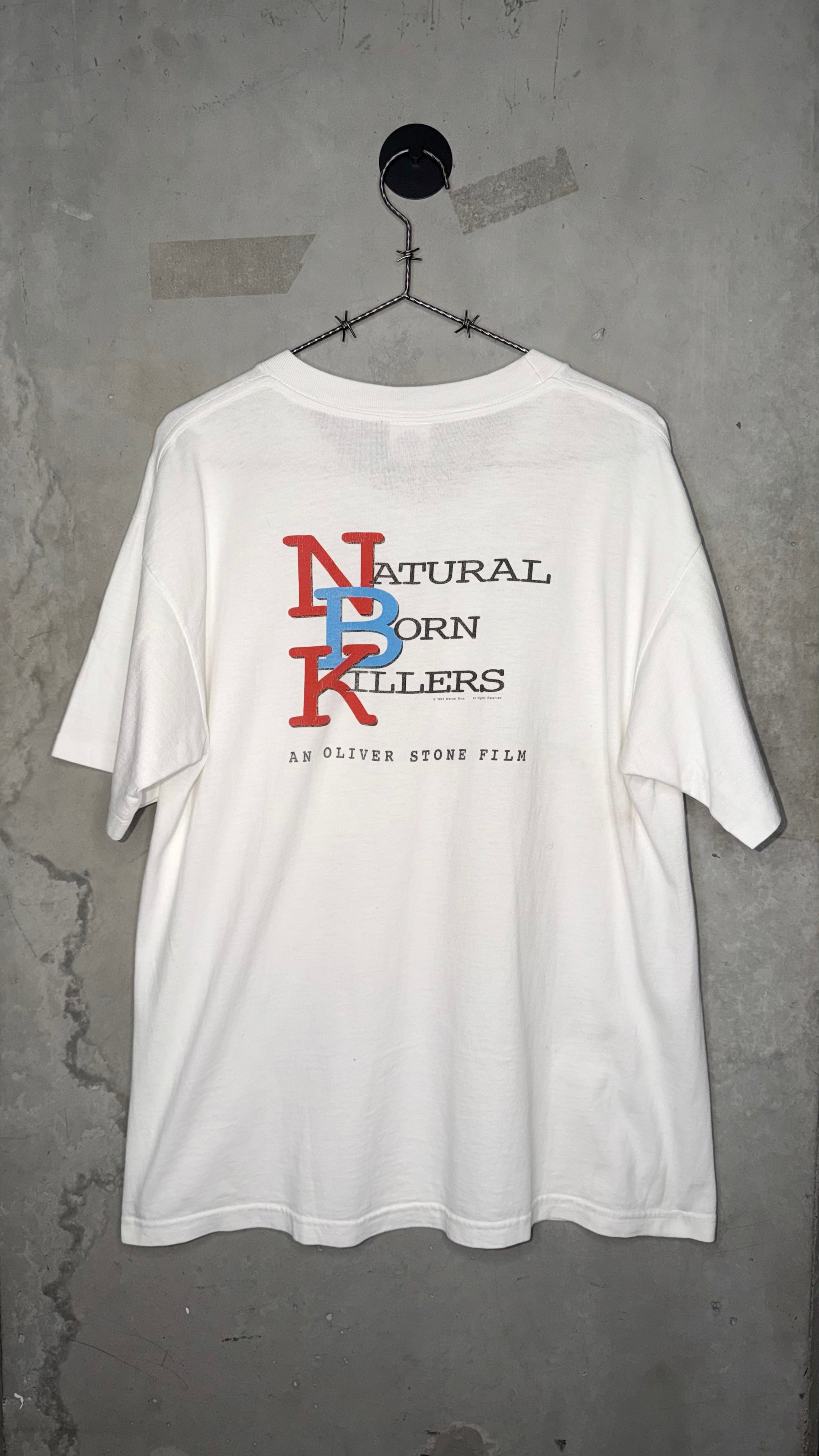 NATURAL BORN KILLERS BIG FACE MICKEY KNOX MOVIE TEE | WOODY HARRELSON