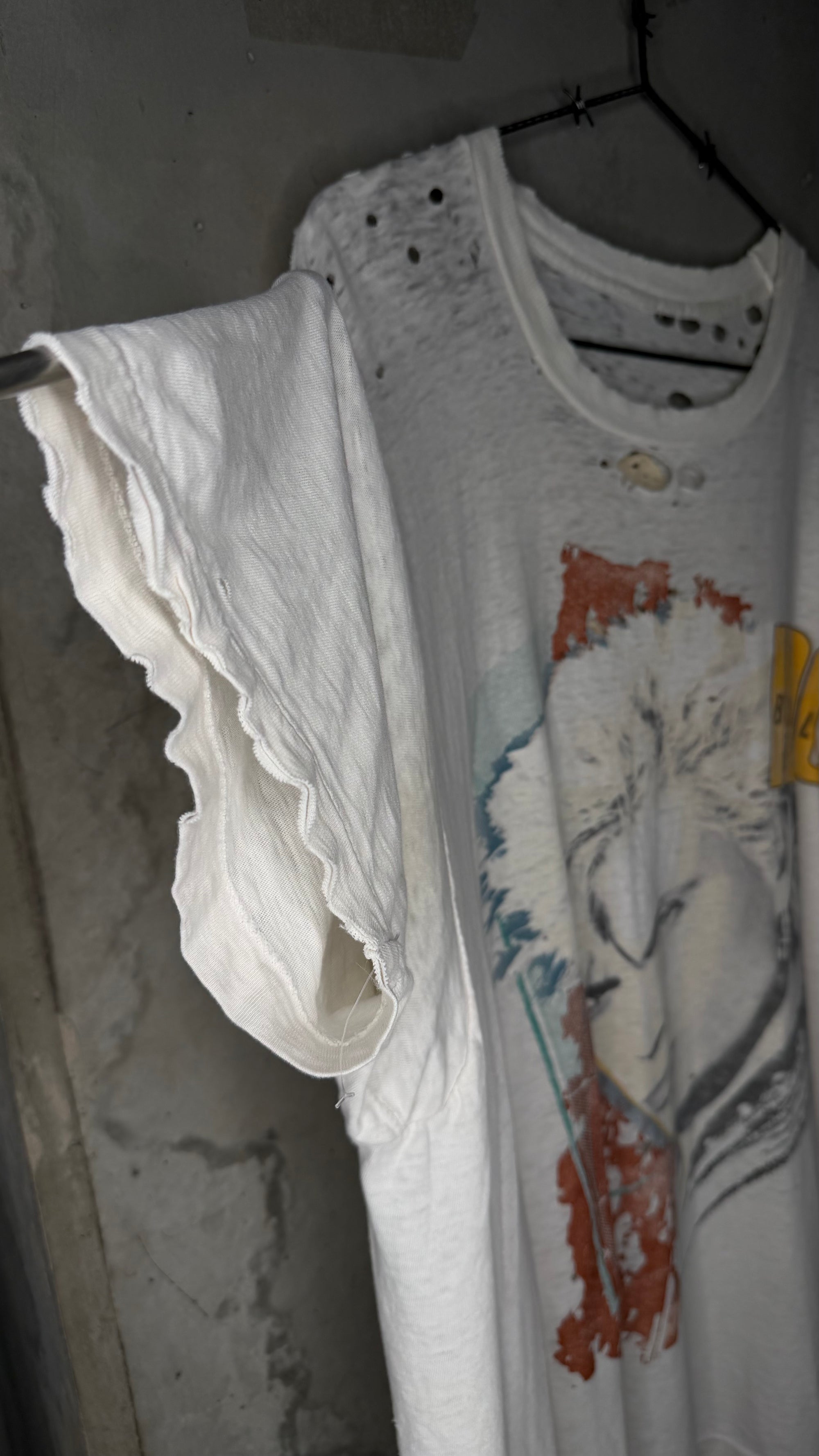 BILLY IDOL WHIPLASH SMILE THRASHED TEE