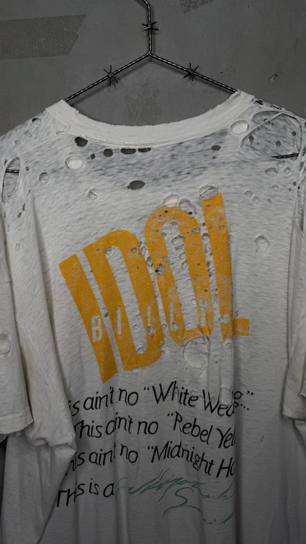 BILLY IDOL WHIPLASH SMILE THRASHED TEE