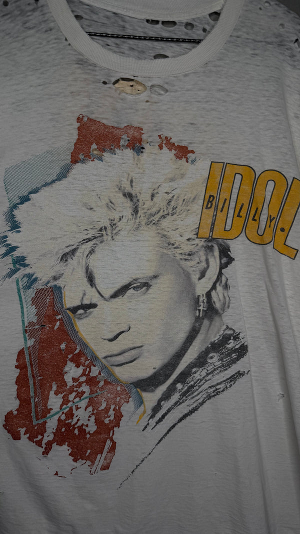 BILLY IDOL WHIPLASH SMILE THRASHED TEE