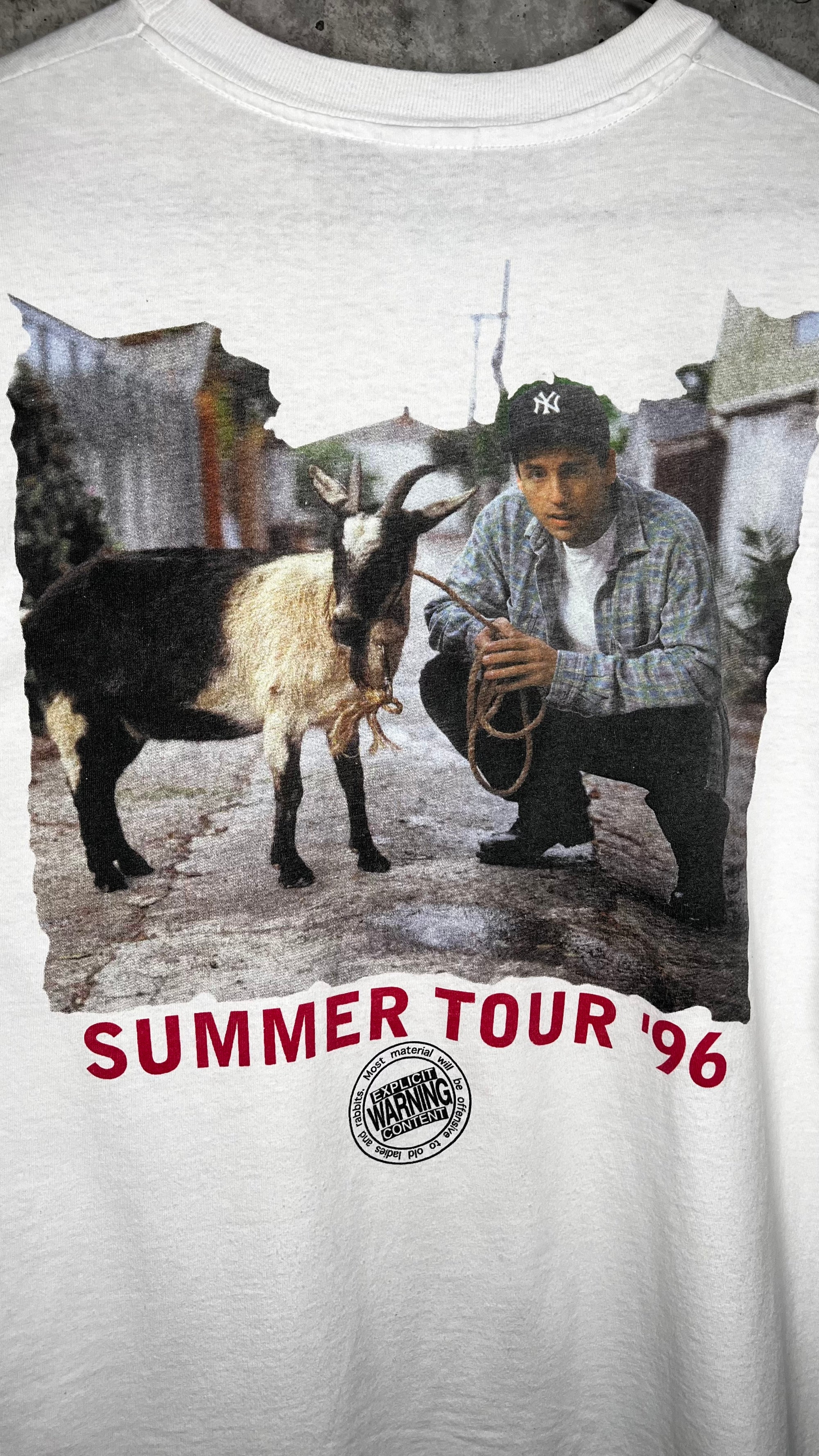 ADAM SANDLER SUMMER TOUR 96’ STANDUP COMEDY TEE | CHILD SANDLER | WHAT THE HELL HAPPENED TO ME?