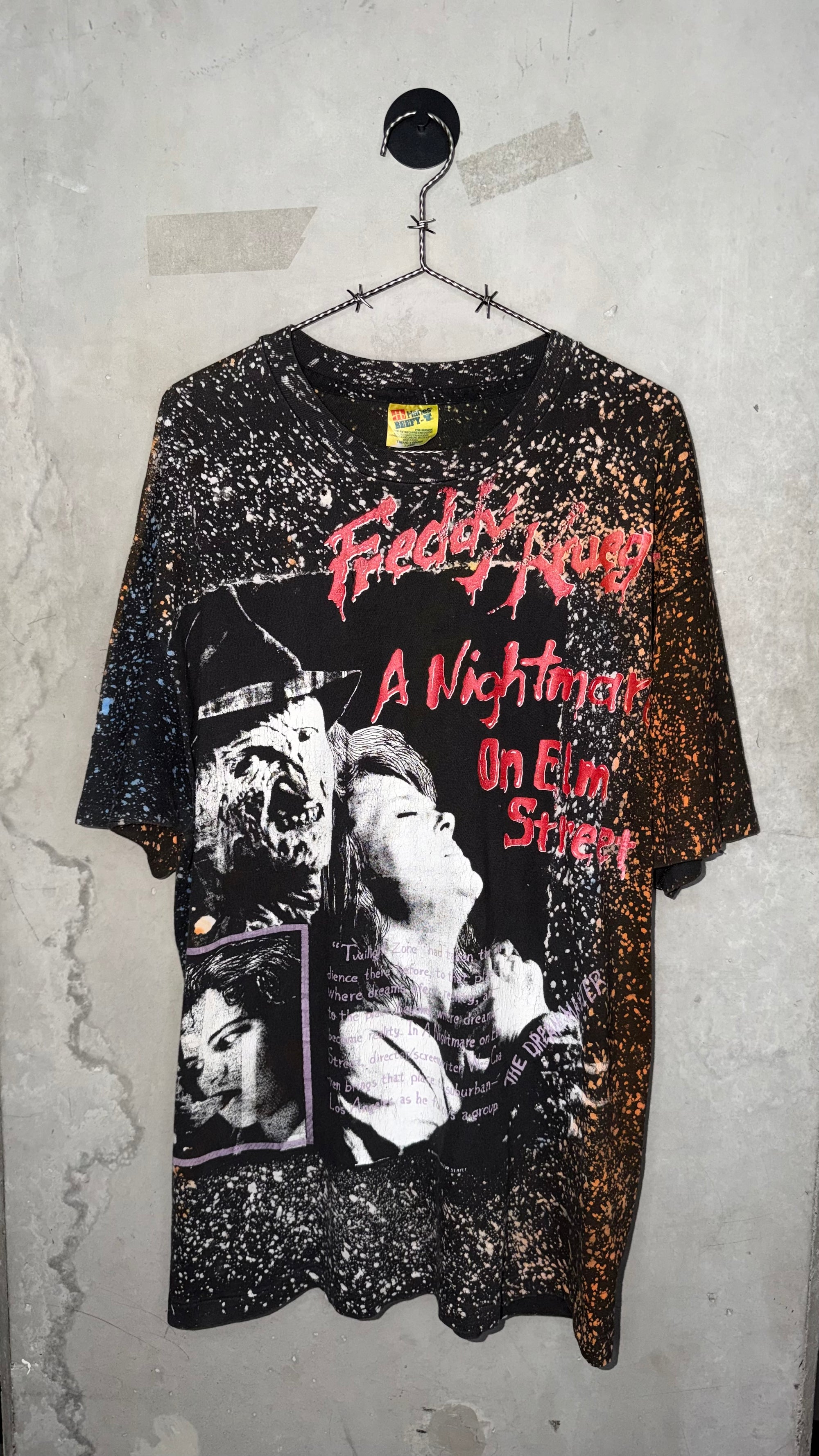 FREDDY KRUEGER ‘A NIGHTMARE ON ELM STREET’ PEYOTE TEE | HORROR MOVIE TEE