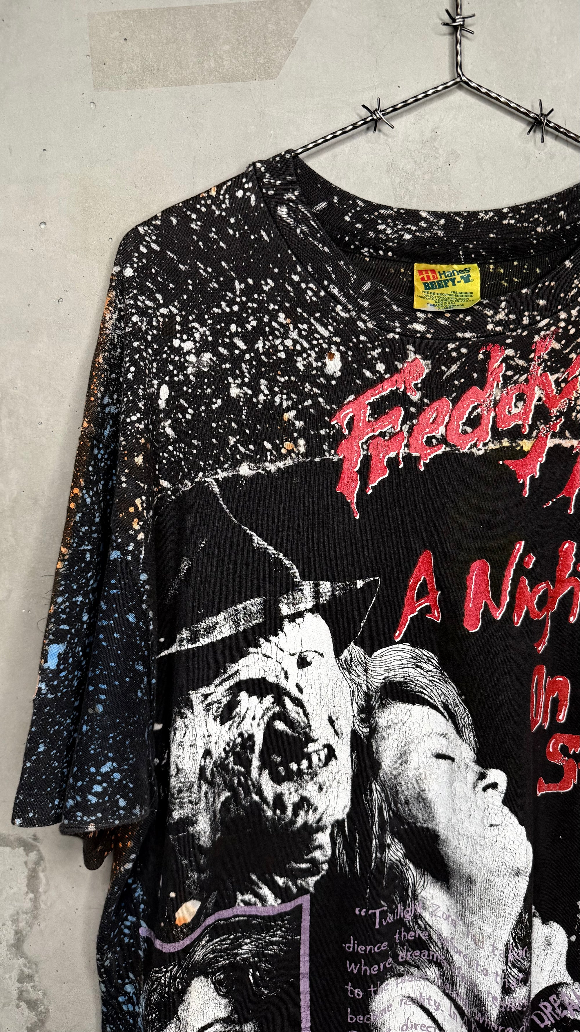 FREDDY KRUEGER ‘A NIGHTMARE ON ELM STREET’ PEYOTE TEE | HORROR MOVIE TEE