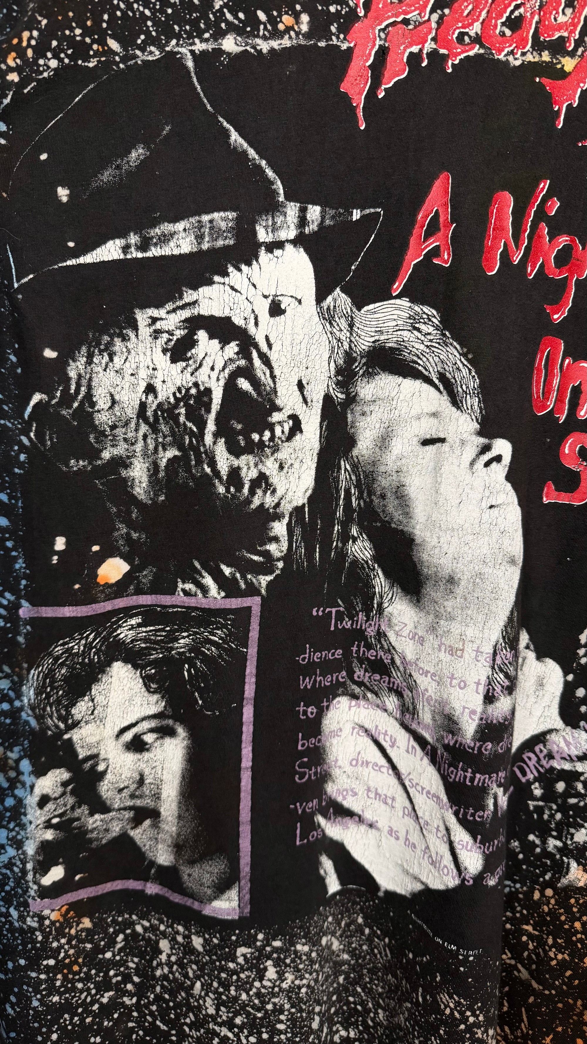 FREDDY KRUEGER ‘A NIGHTMARE ON ELM STREET’ PEYOTE TEE | HORROR MOVIE TEE