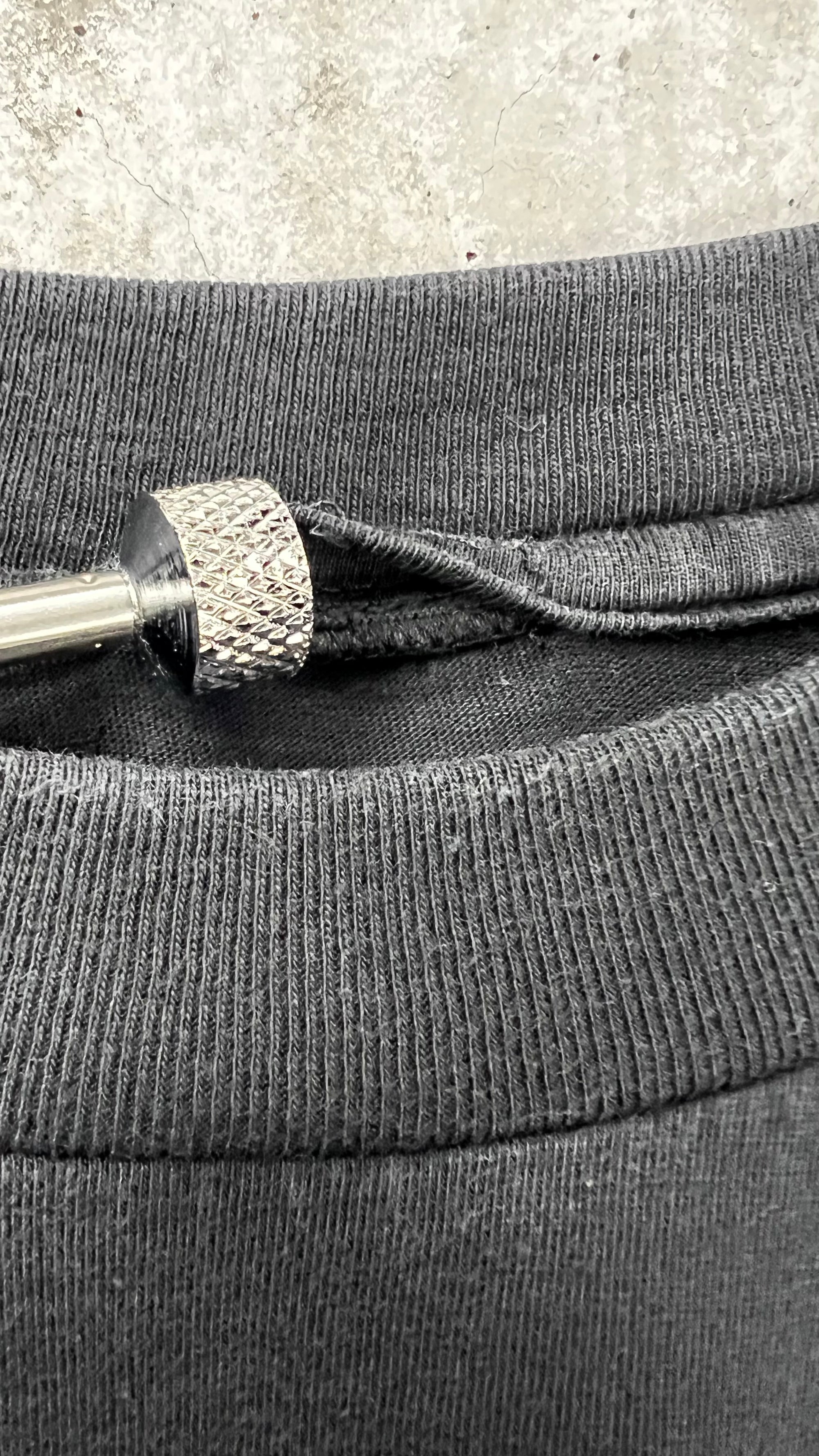 RED HOT CHILI PEPPERS EURO FALL TOUR 90’ LONGSLEEVE TEE | SILVER GLITTER LOGO TEE