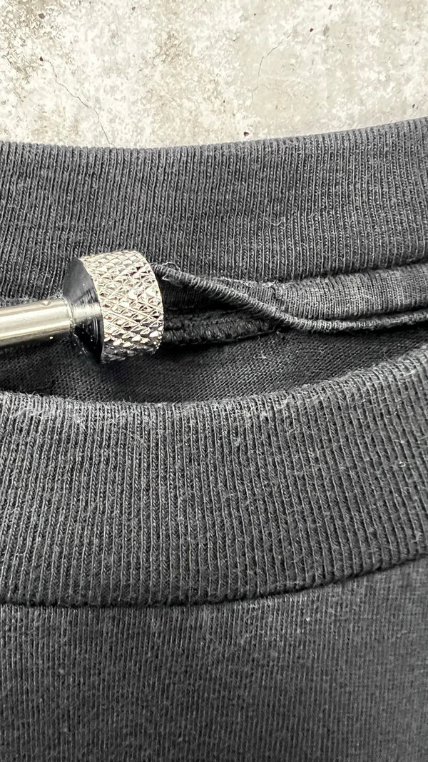 RED HOT CHILI PEPPERS EURO FALL TOUR 90’ LONGSLEEVE TEE | SILVER GLITTER LOGO TEE