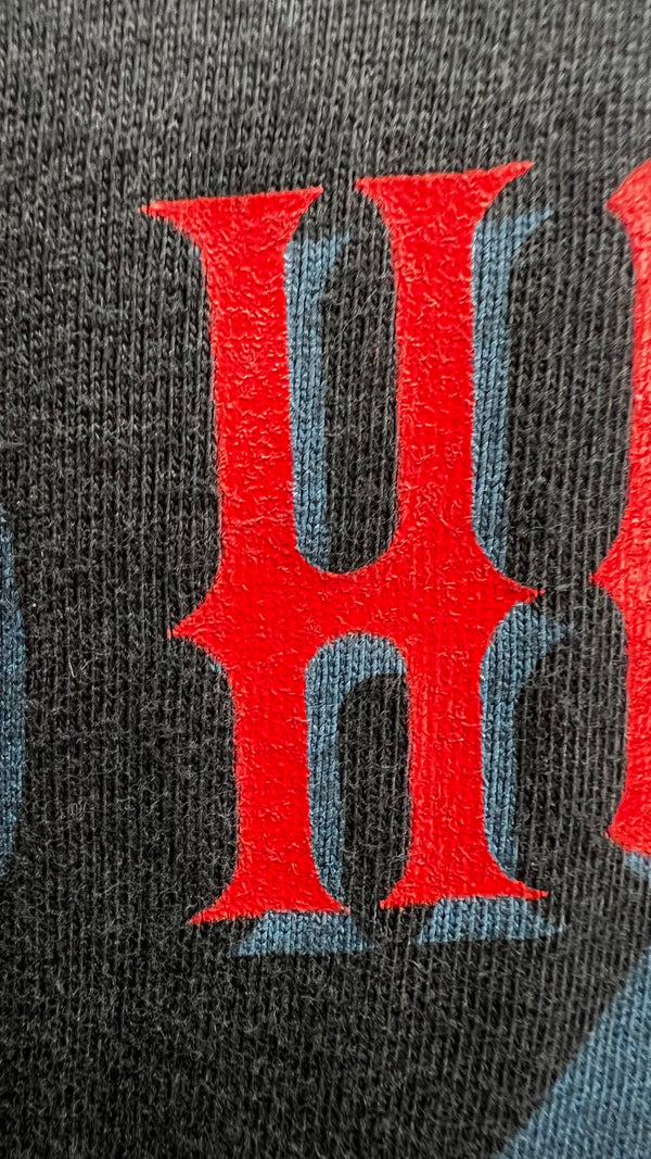 RED HOT CHILI PEPPERS EURO FALL TOUR 90’ LONGSLEEVE TEE | SILVER GLITTER LOGO TEE