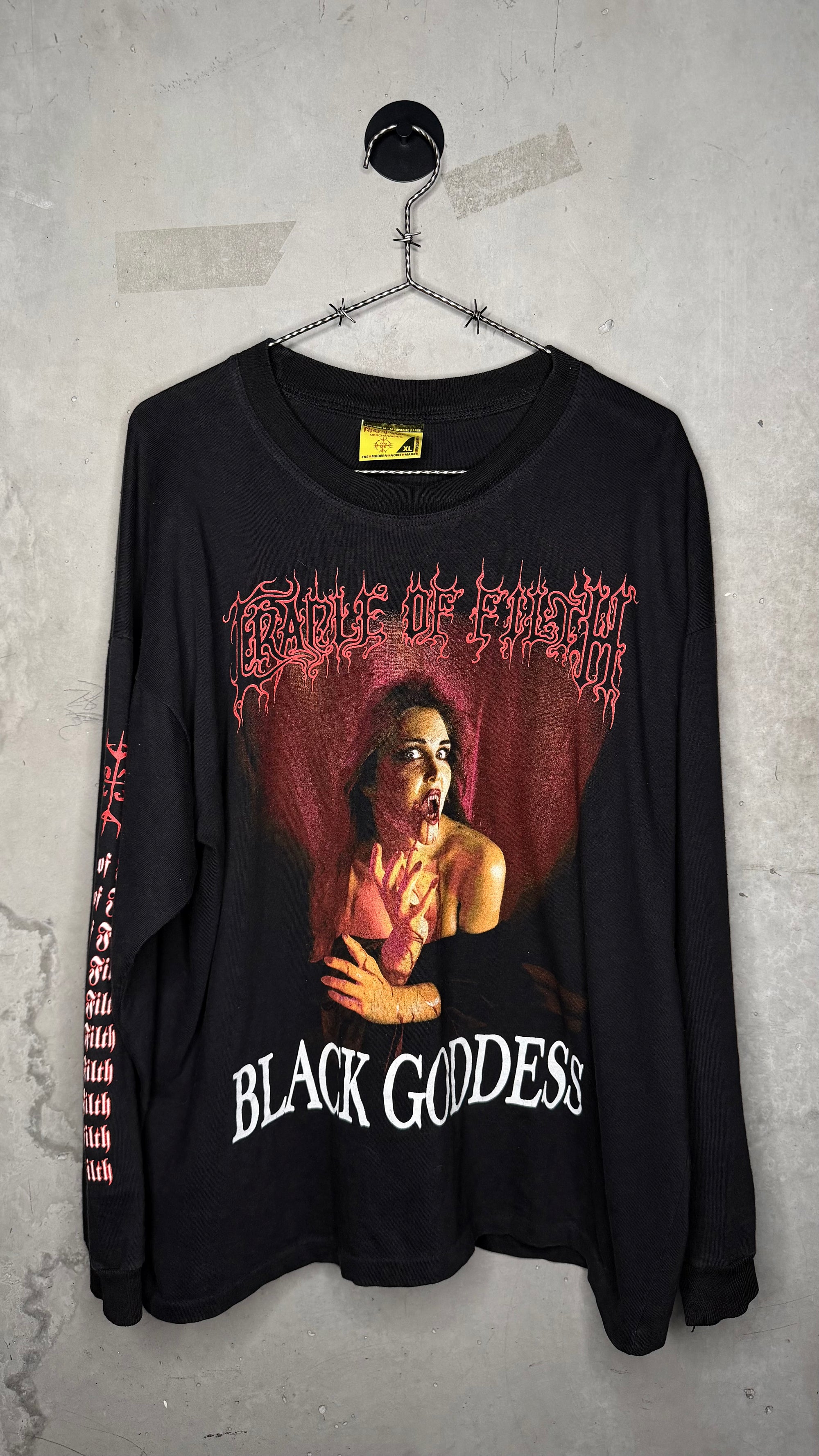 CRADLE OF FILTH BLACK GODDESS LONGSLEEVE | LOVELORN GOTHIC DARKNESS