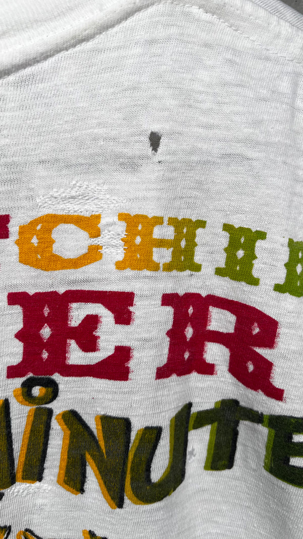 RED HOT CHILI PEPPERS RARE 96’ ONE HOT MINUTE TOUR PARKING LOT TEE | BEAUTIFULLY THRASHED