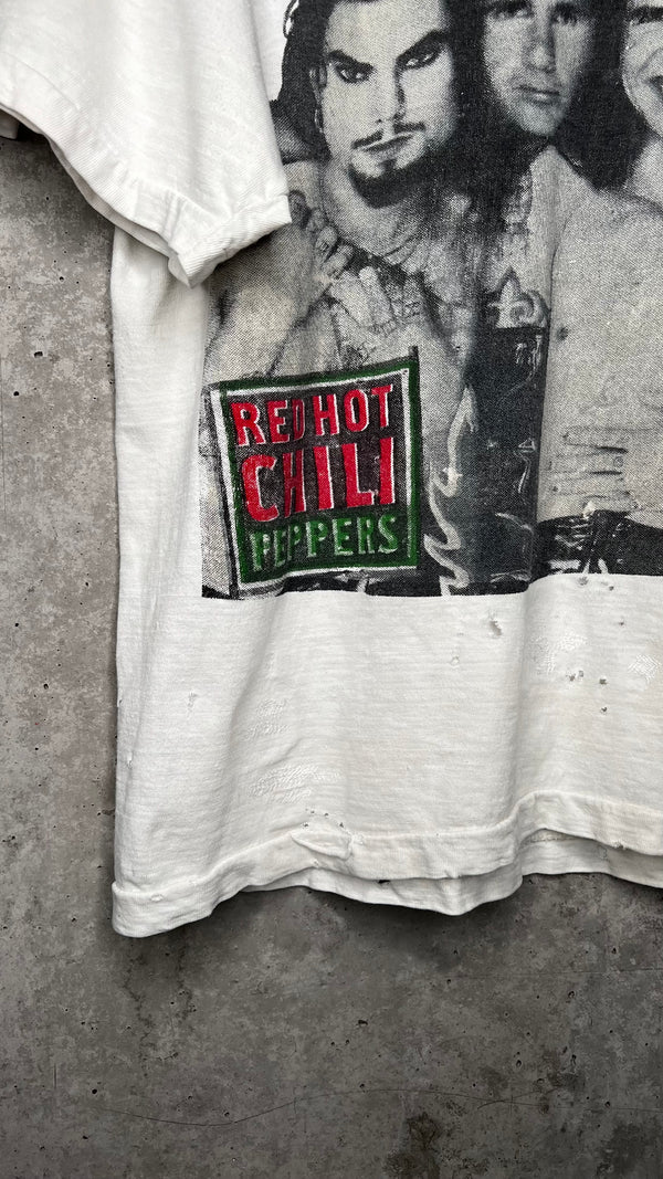 RED HOT CHILI PEPPERS RARE 96’ ONE HOT MINUTE TOUR PARKING LOT TEE | BEAUTIFULLY THRASHED