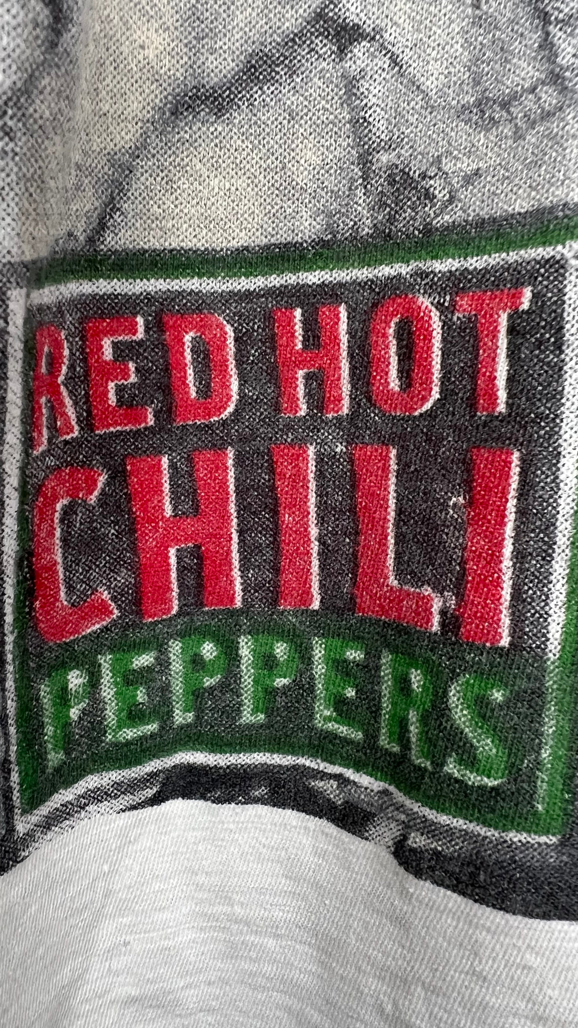 RED HOT CHILI PEPPERS RARE 96’ ONE HOT MINUTE TOUR PARKING LOT TEE | BEAUTIFULLY THRASHED