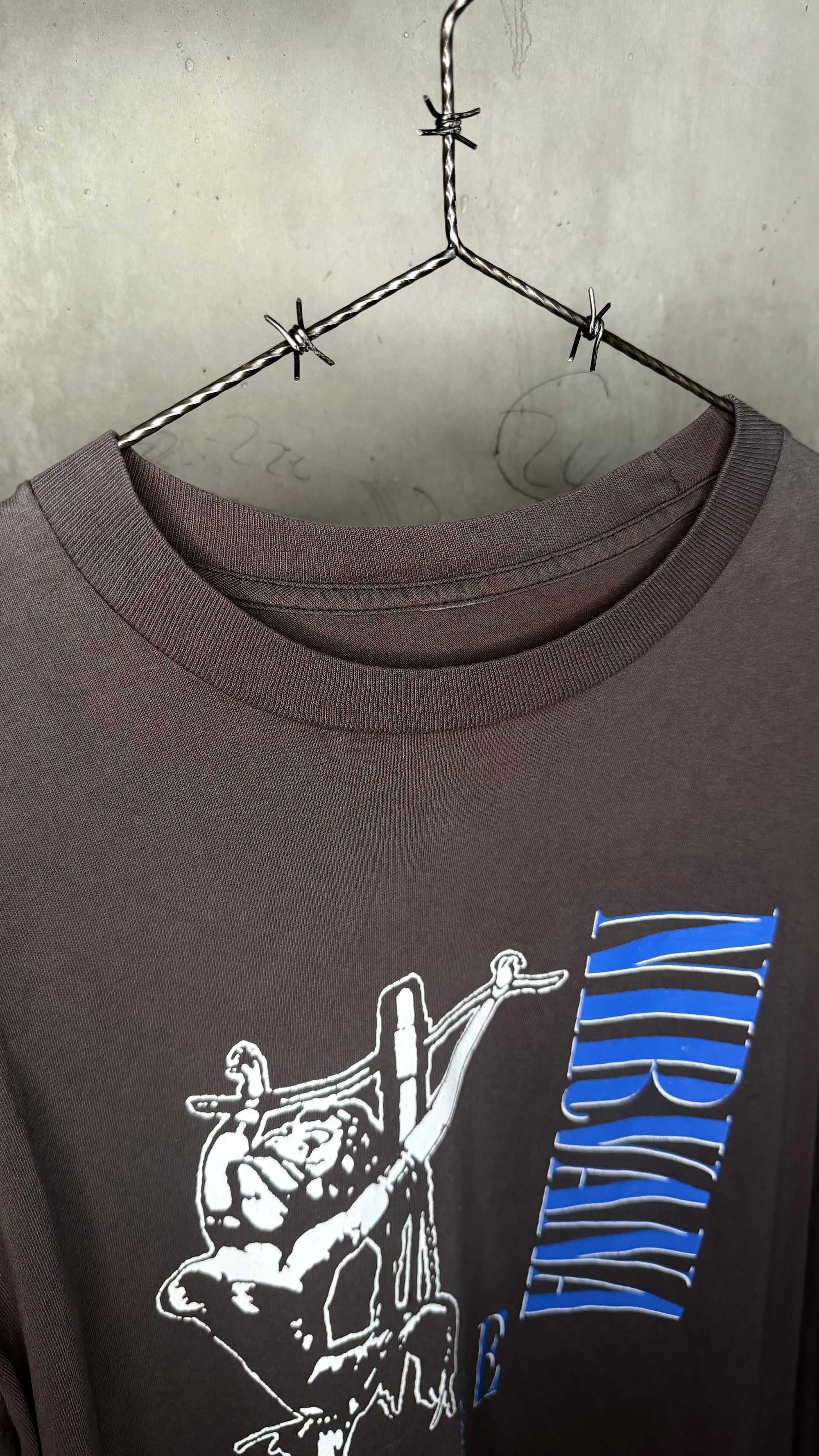 NIRVANA IN UTERO RAPE ME EURO BOOTLEG LONGSLEEVE TEE