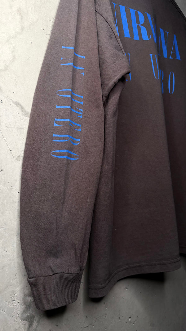 NIRVANA IN UTERO RAPE ME EURO BOOTLEG LONGSLEEVE TEE