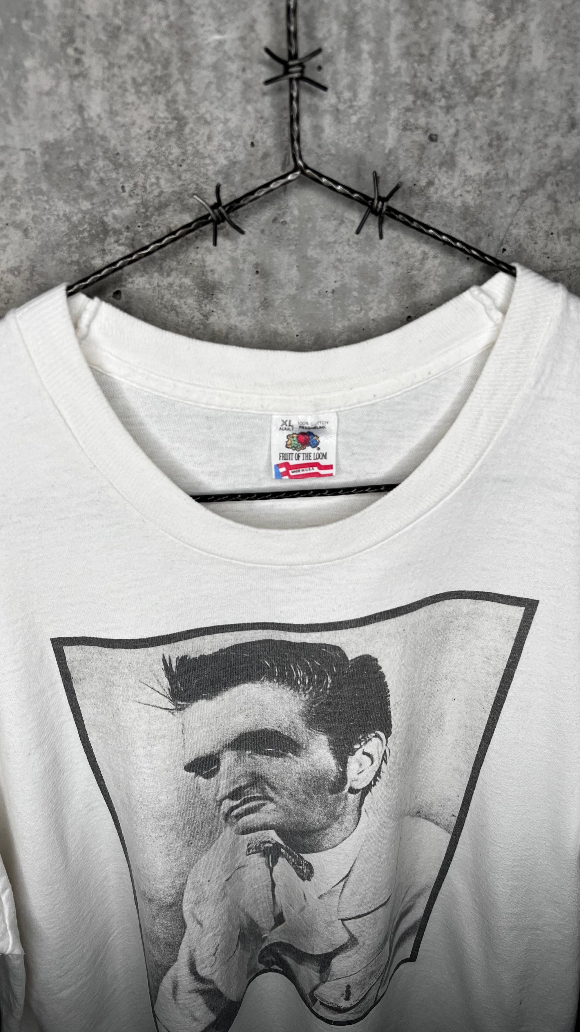THE SMITHS ‘SHOPLIFTERS OF THE WORLD UNITE’ ELVIS PORTRAIT TEE