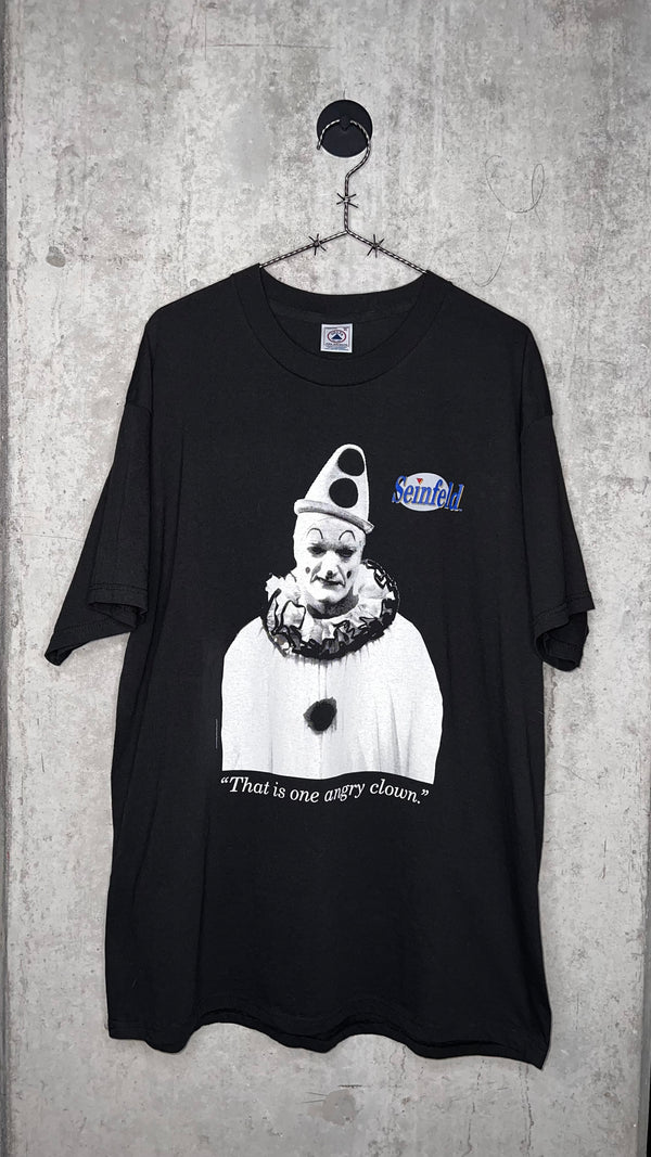 SEINFELD RARE CRAZY JOE DAVOLA CLOWN TEE | ‘THAT IS ONE ANGRY CLOWN’