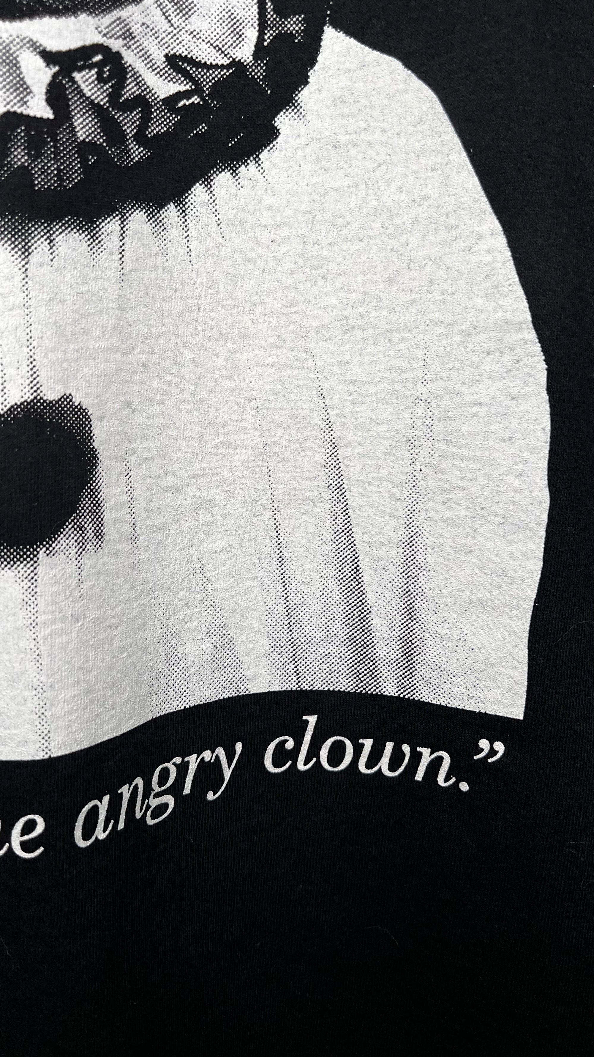 SEINFELD RARE CRAZY JOE DAVOLA CLOWN TEE | ‘THAT IS ONE ANGRY CLOWN’