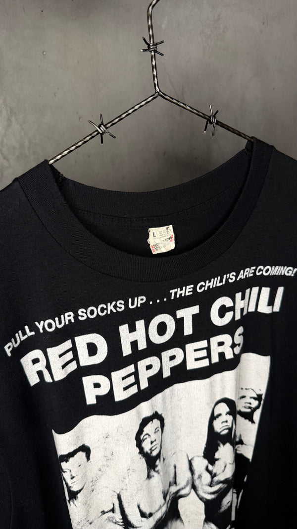 THE RED HOT CHILI PEPPERS ‘FIGHT LIKE A BRAVE’ SINGLE PROMO TEE | COCKS IN A SOCK