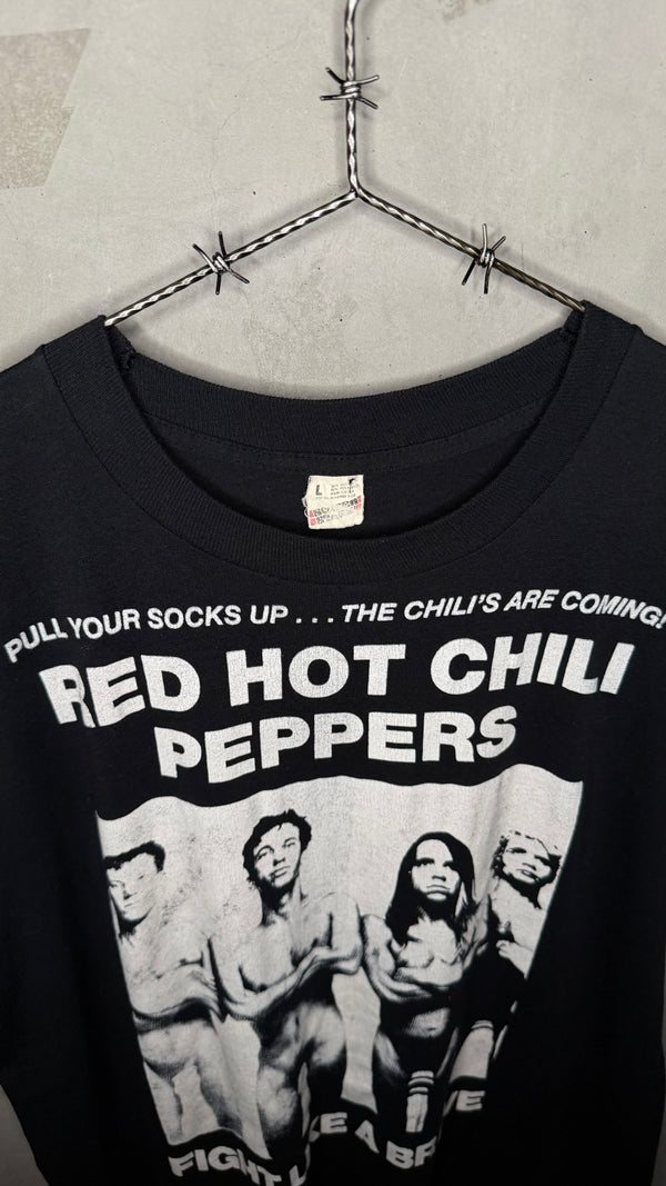 THE RED HOT CHILI PEPPERS ‘FIGHT LIKE A BRAVE’ SINGLE PROMO TEE | COCKS IN A SOCK