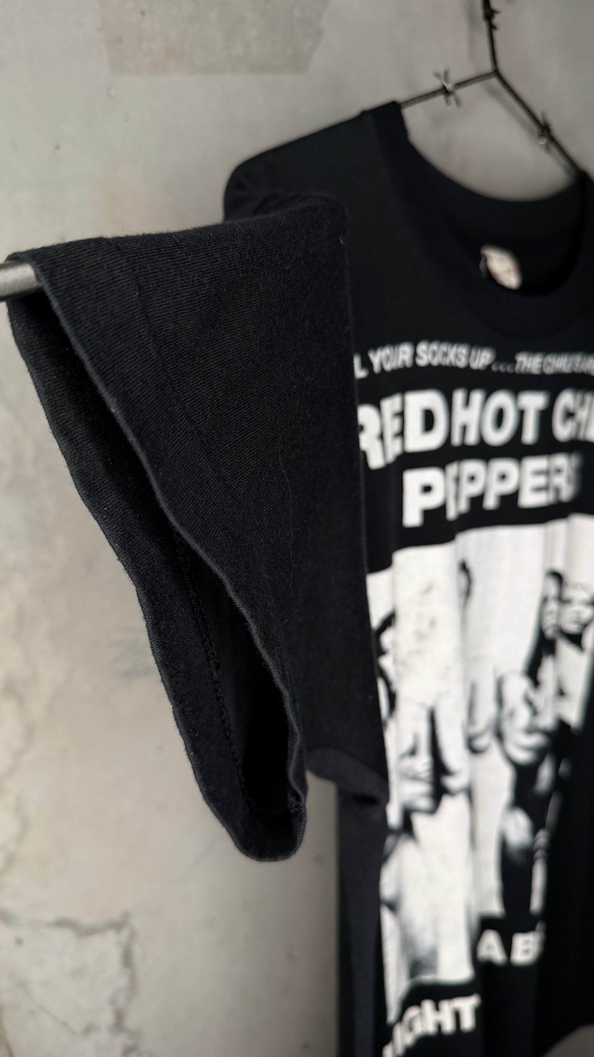 THE RED HOT CHILI PEPPERS ‘FIGHT LIKE A BRAVE’ SINGLE PROMO TEE | COCKS IN A SOCK