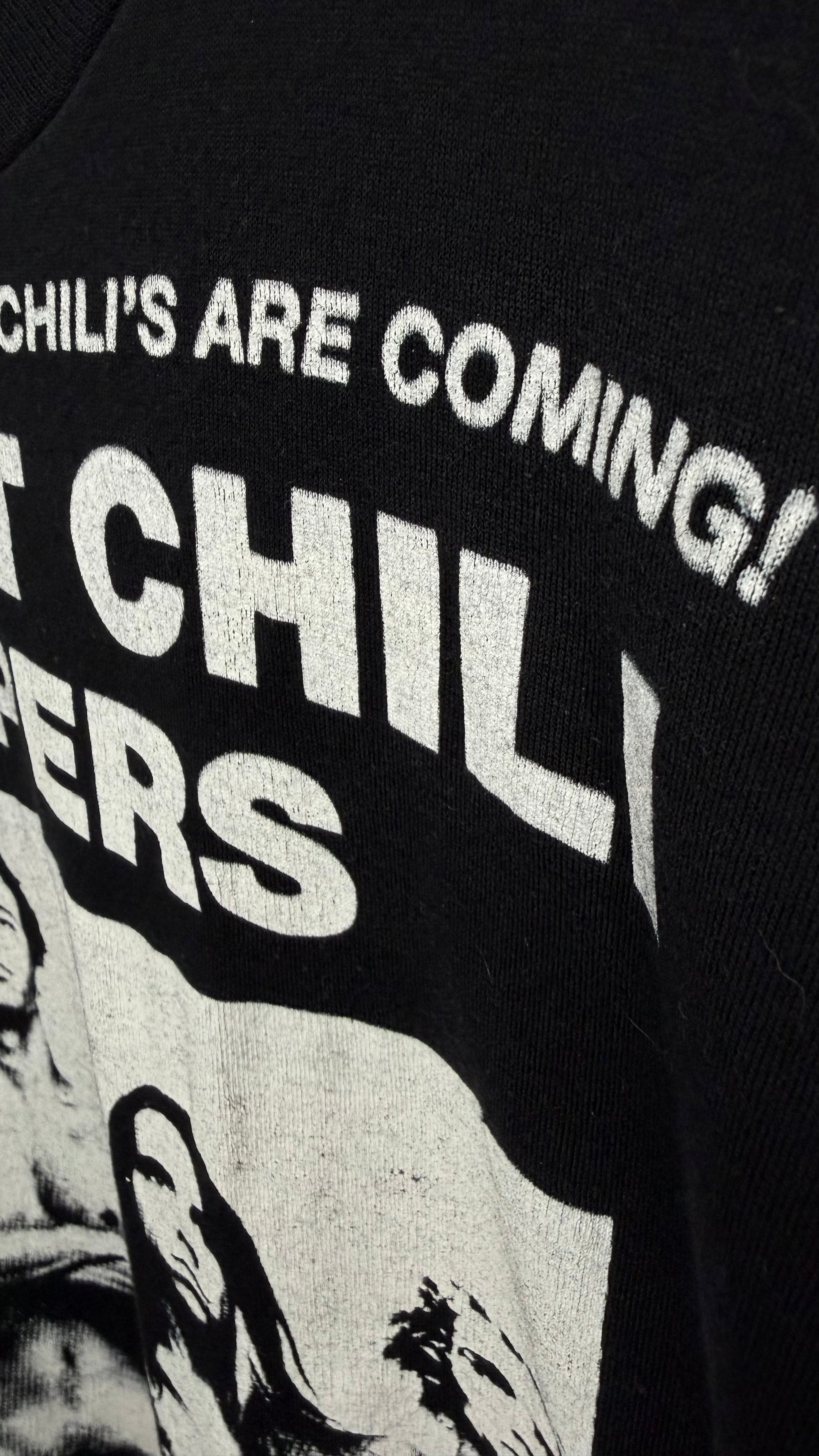 THE RED HOT CHILI PEPPERS ‘FIGHT LIKE A BRAVE’ SINGLE PROMO TEE | COCKS IN A SOCK