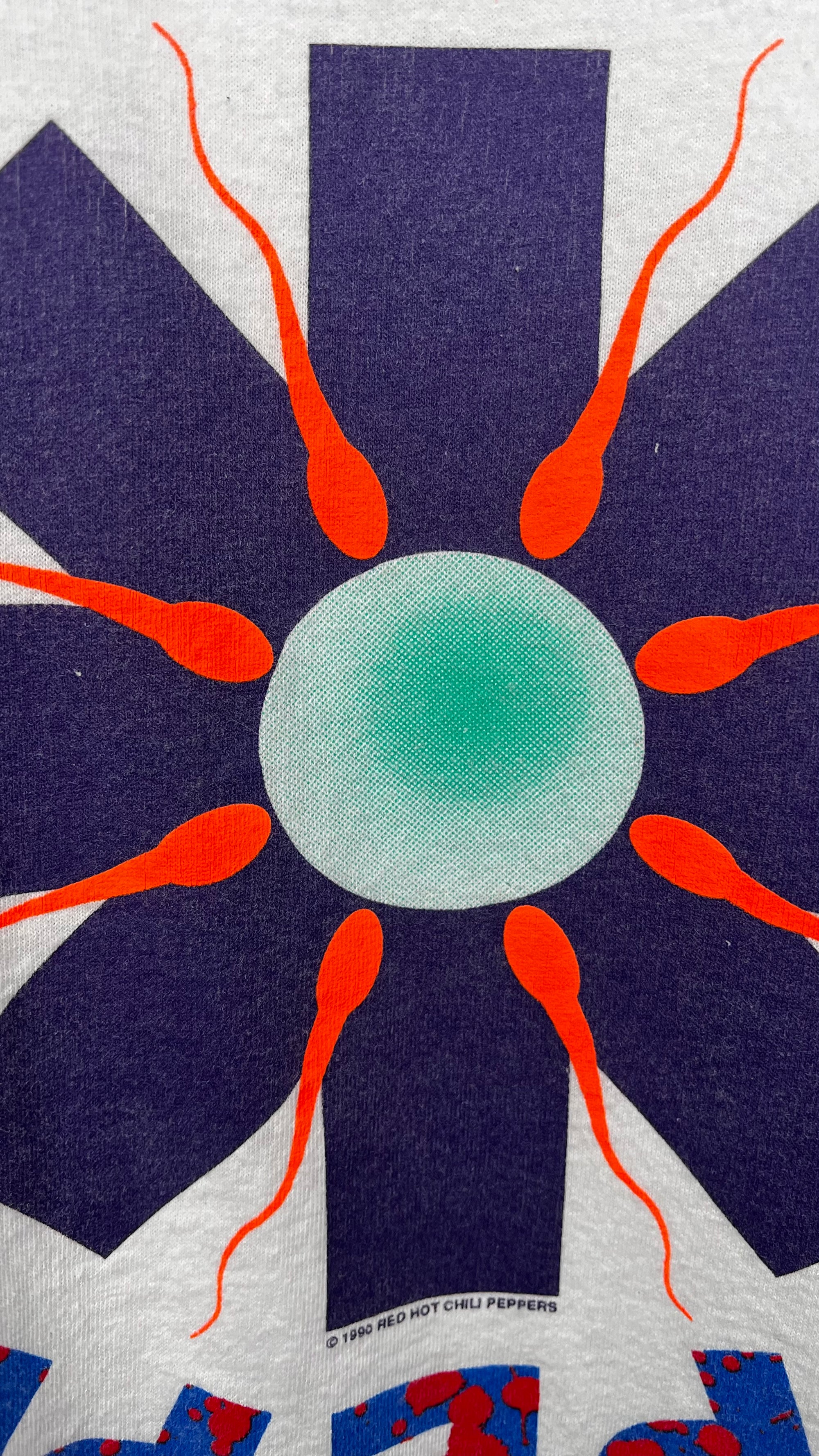 RED HOT CHILI PEPPERS SPERM TEE