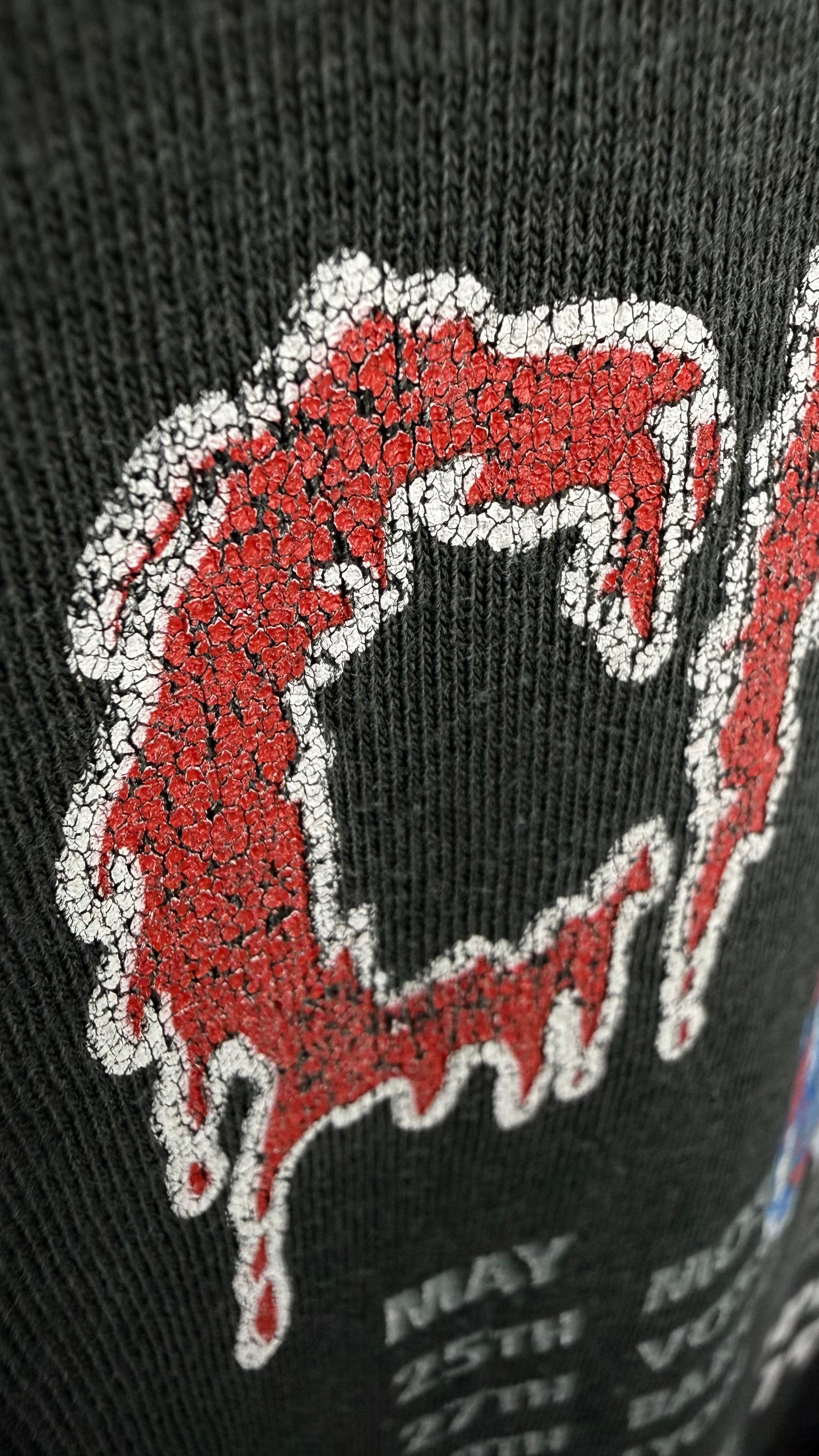 CANNIBAL CORPSE HAMMER SMASHED FACE FADED EURO TOUR TEE