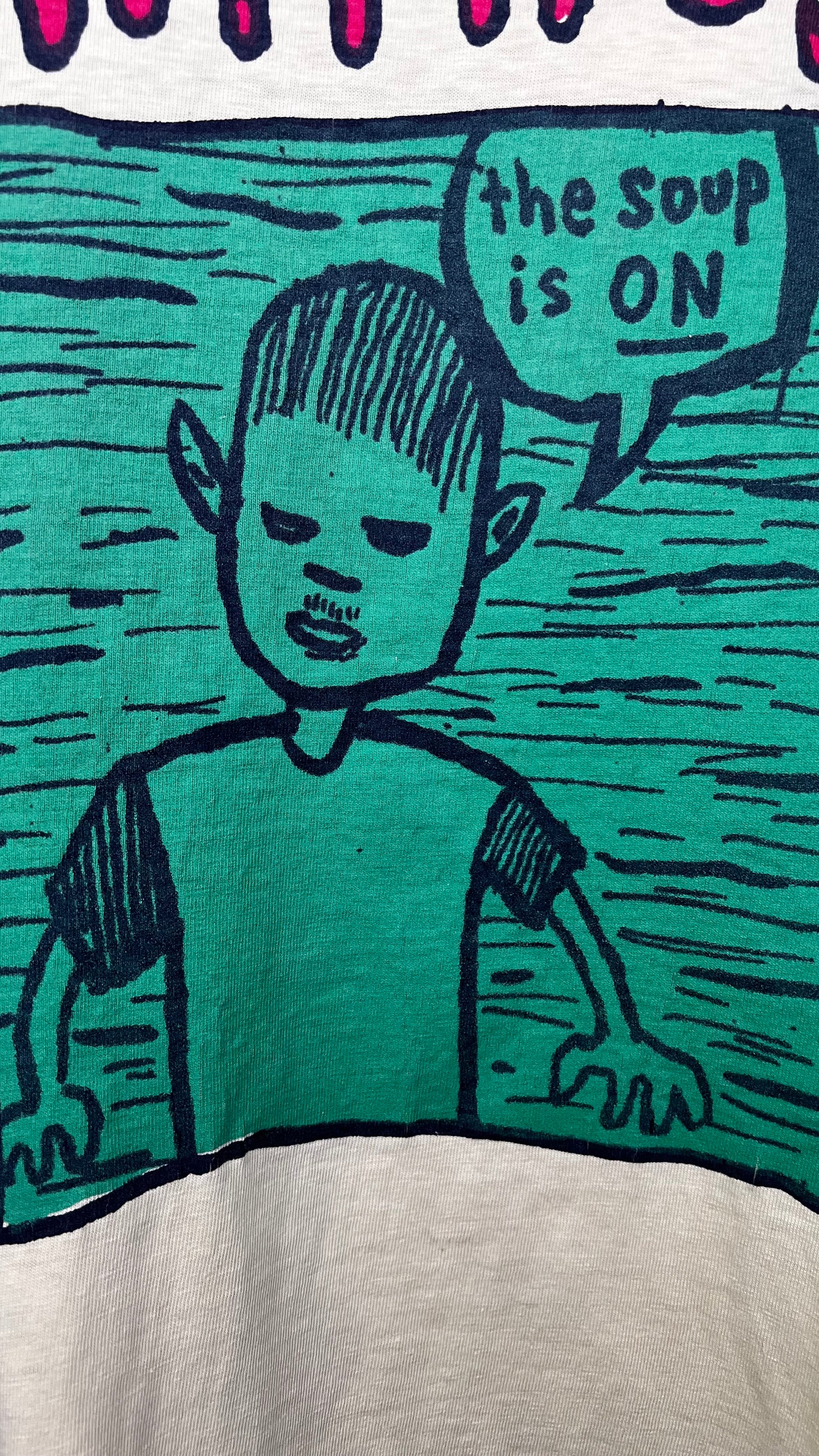 THE SWIRLIES ‘THE SOUP IS ON’ TEE | I MET MANY STRANGE CREATURES ALONG THE WAY