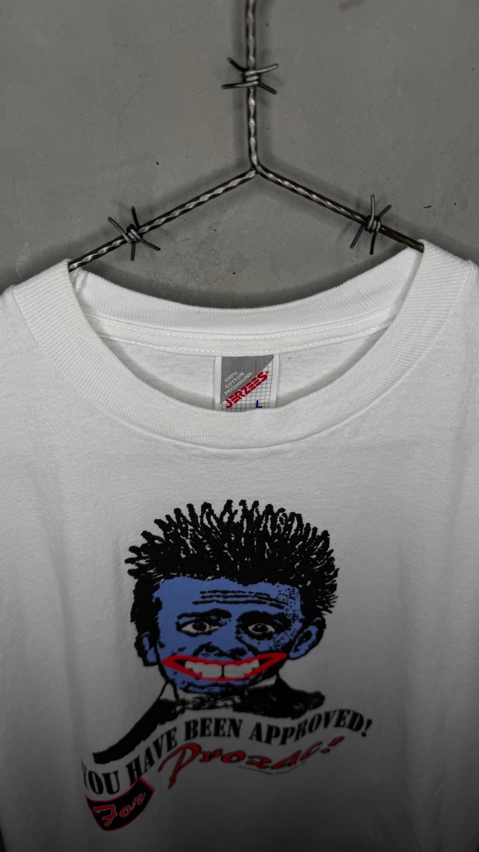 PROZAC PHARMA DRUG ART TEE | ‘YOU HAVE BEEN APPROVED! FOR PROZAC!’