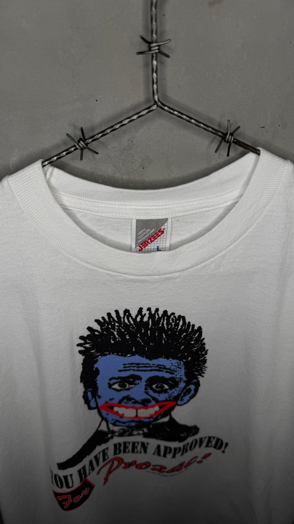 PROZAC PHARMA DRUG ART TEE | ‘YOU HAVE BEEN APPROVED! FOR PROZAC!’