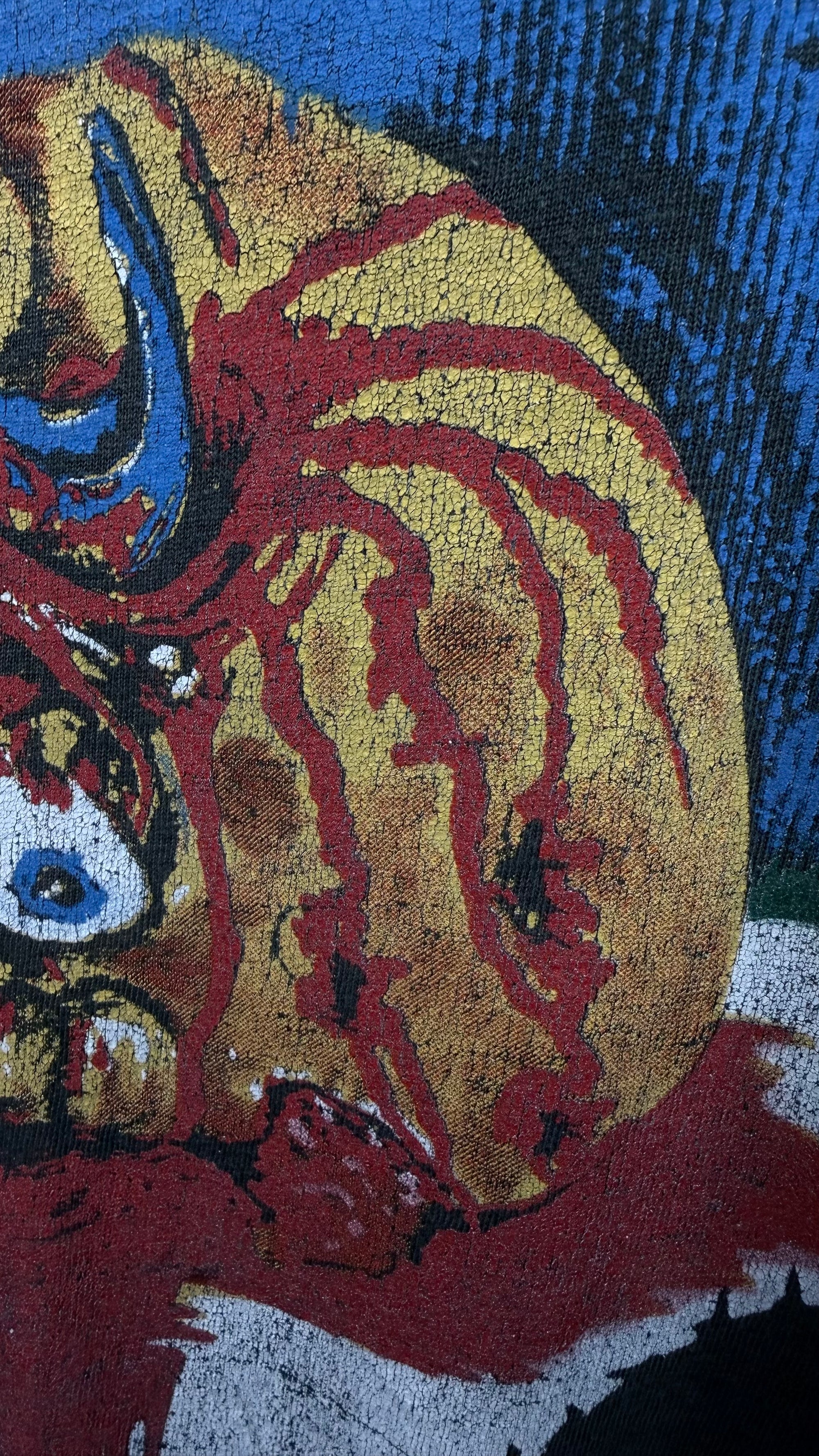 CANNIBAL CORPSE HAMMER SMASHED FACE FADED EURO TOUR TEE