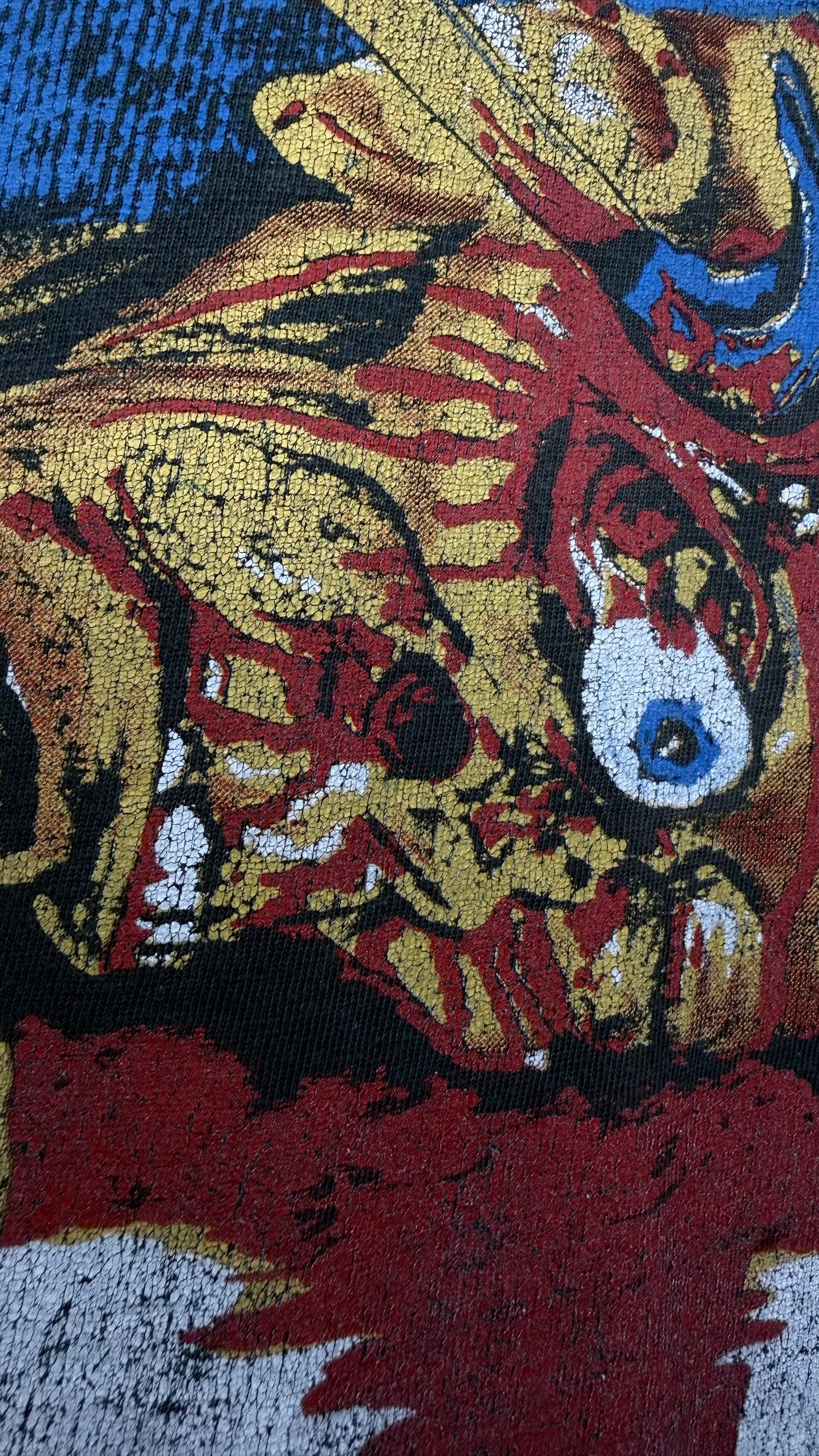 CANNIBAL CORPSE HAMMER SMASHED FACE FADED EURO TOUR TEE