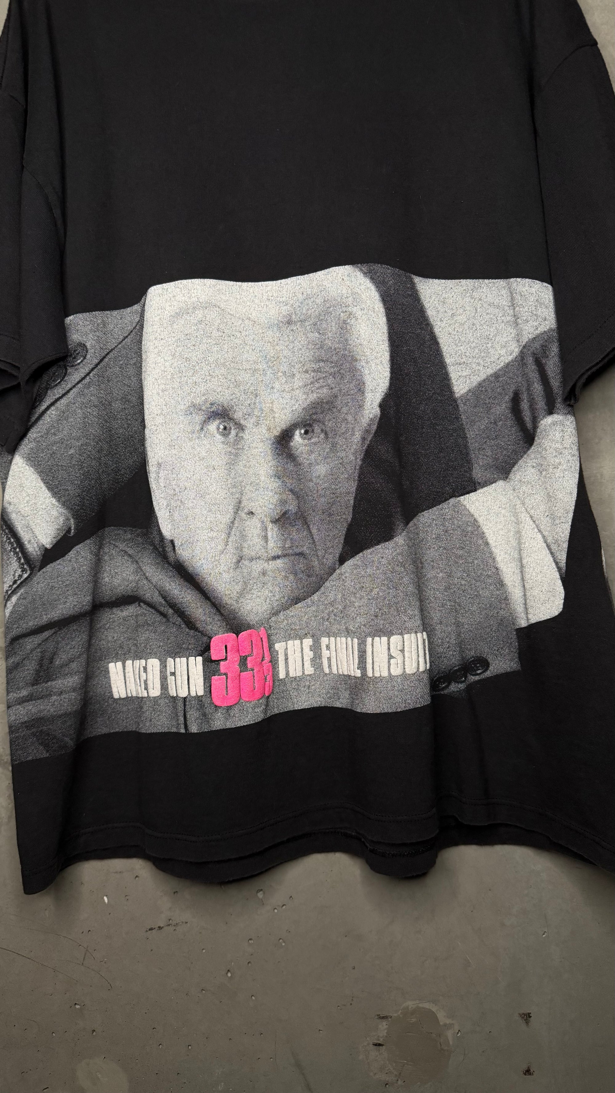 THE NAKED GUN MOVIE TEE | WRAP AROUND | 33 1/3: THE FINAL INSULT