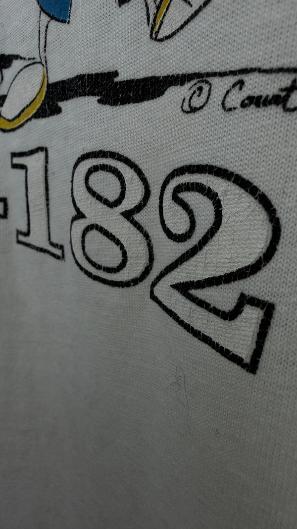 BLINK 182 VERY RARE BUNNY CARICATURE TEE | ROADIE BUNNY BACKHIT | CHESHIRE CAT ERA