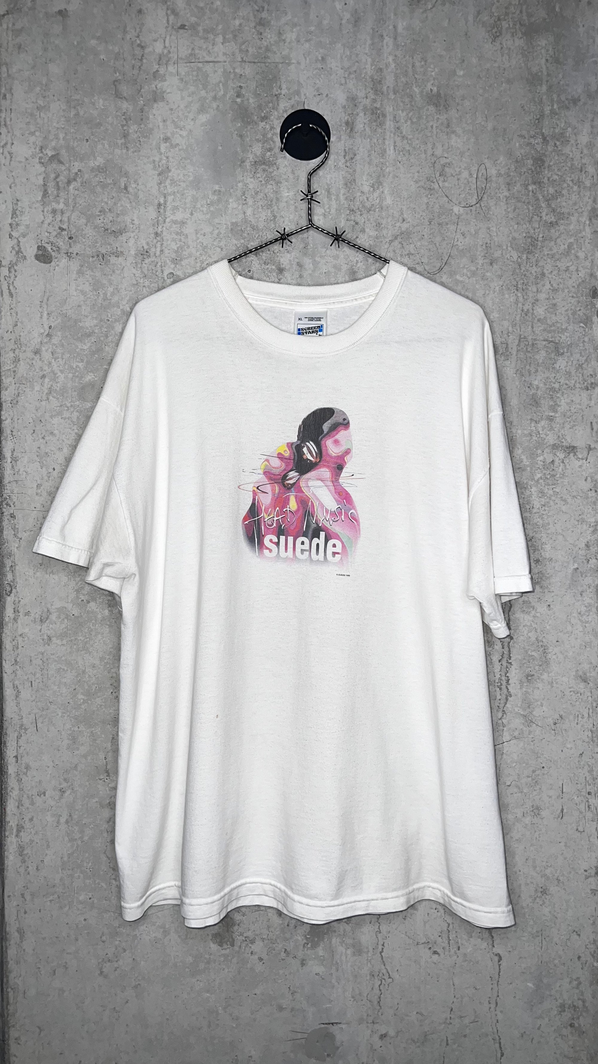 SUEDE HEAD MUSIC ALBUM ART PROMO TEE