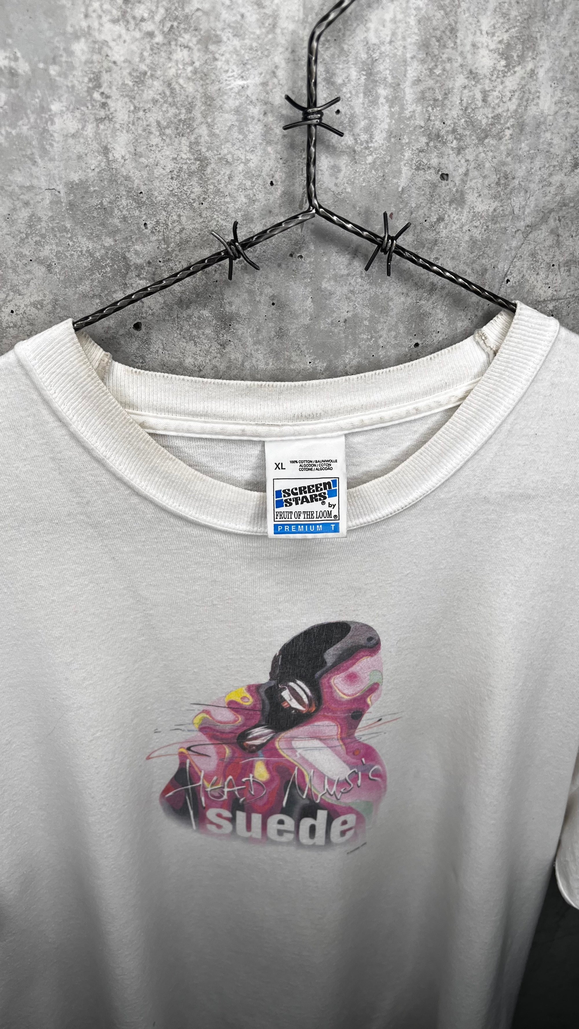 SUEDE HEAD MUSIC ALBUM ART PROMO TEE