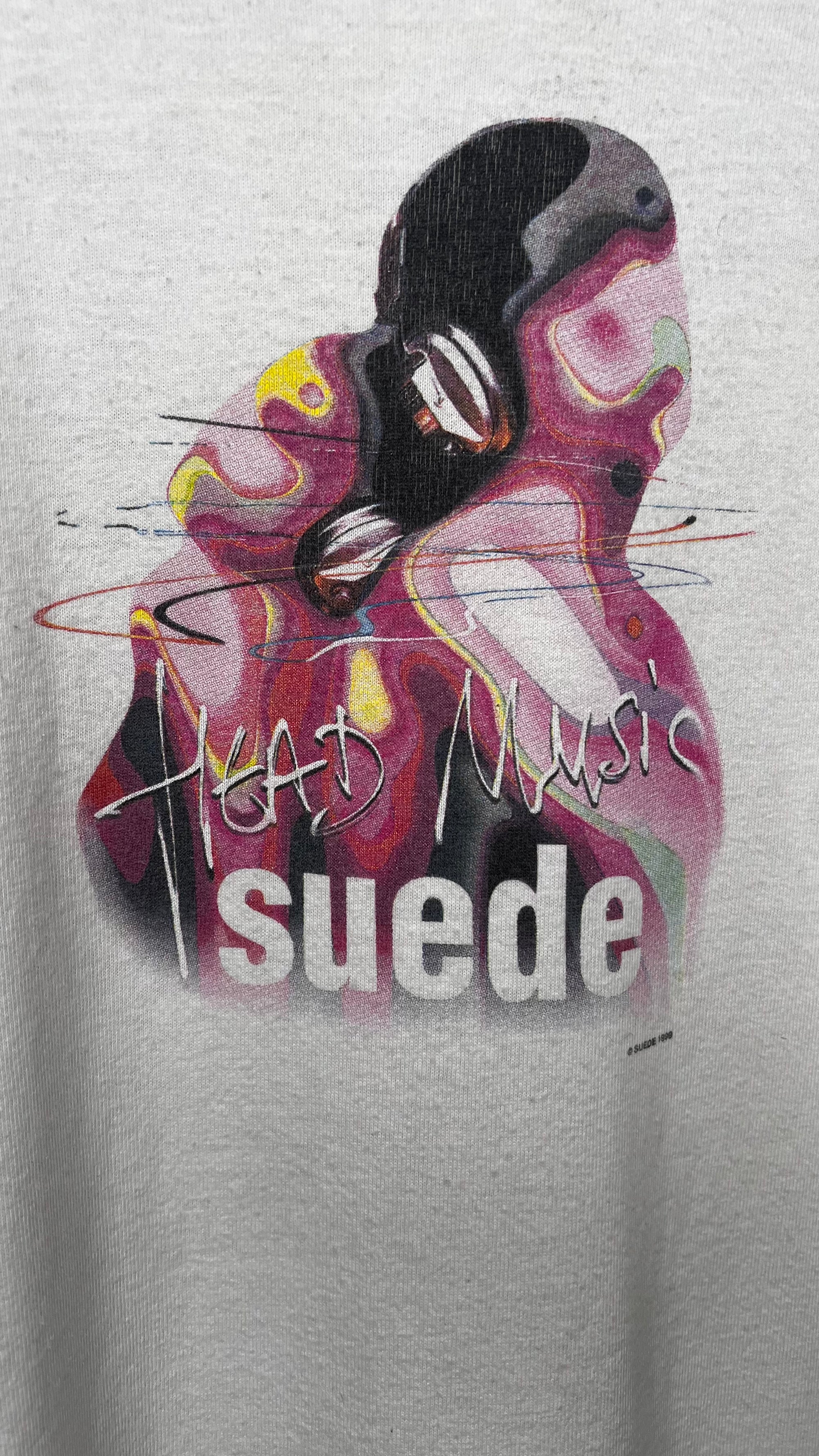 SUEDE HEAD MUSIC ALBUM ART PROMO TEE