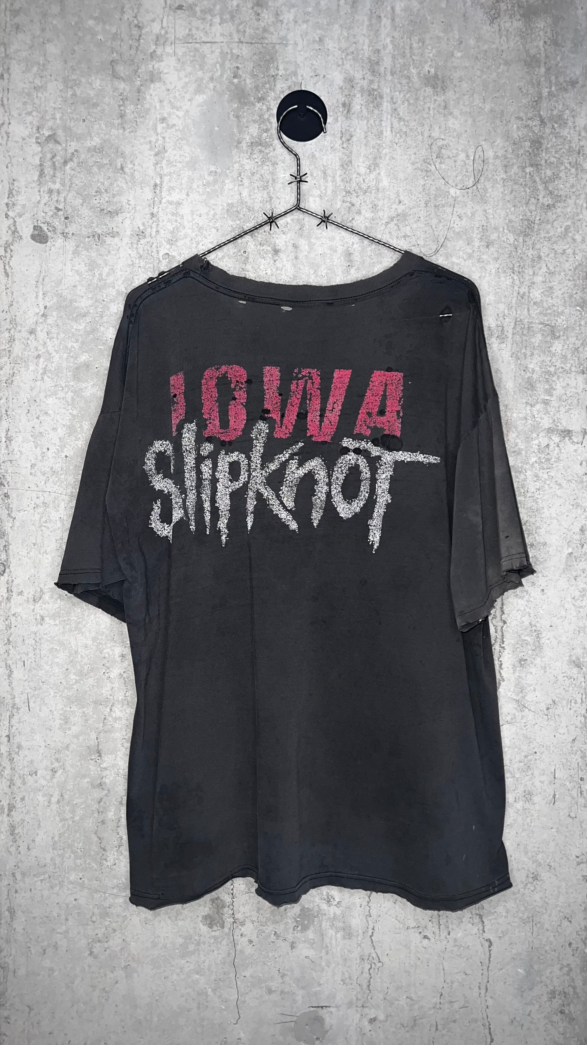 SLIPKNOT IOWA THRASED & FADED TEE