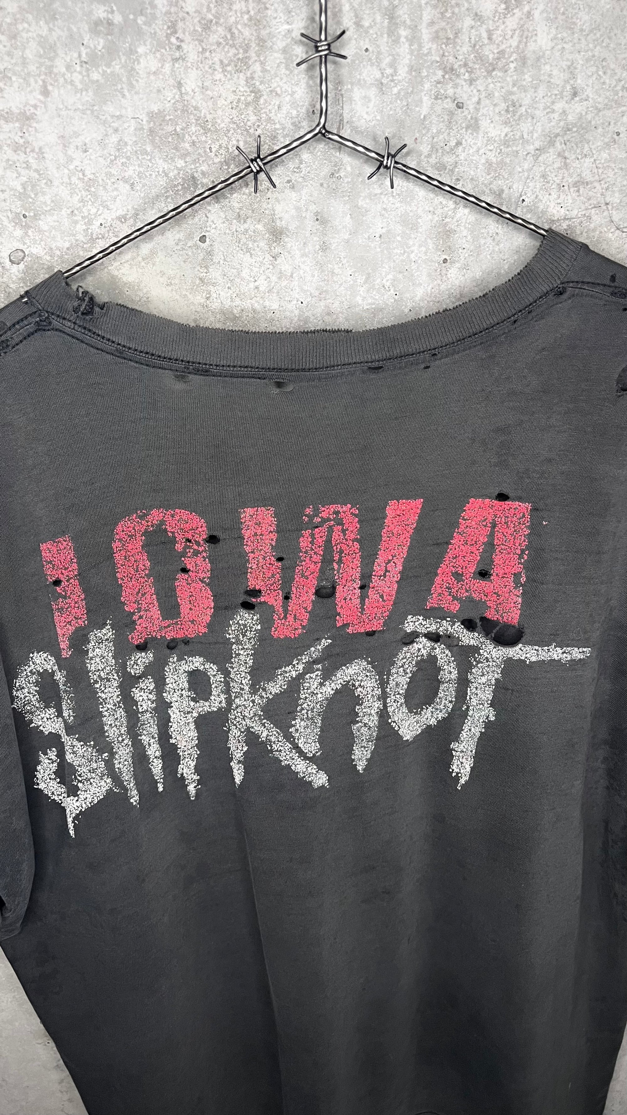 SLIPKNOT IOWA THRASED & FADED TEE