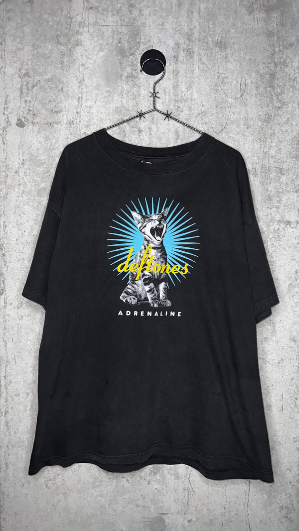 DEFTONES ADRENALINE KITTY US TOUR 98’ TEE | TOUR DATE LIST BACK HIT