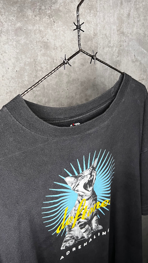 DEFTONES ADRENALINE KITTY US TOUR 98’ TEE | TOUR DATE LIST BACK HIT