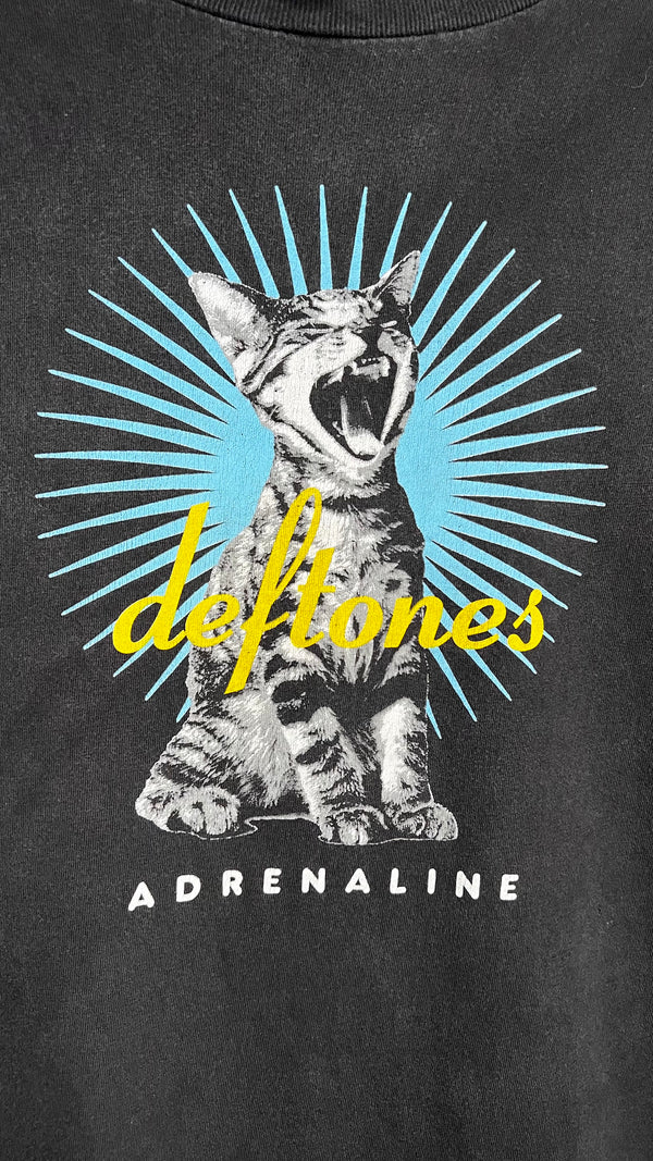 DEFTONES ADRENALINE KITTY US TOUR 98’ TEE | TOUR DATE LIST BACK HIT